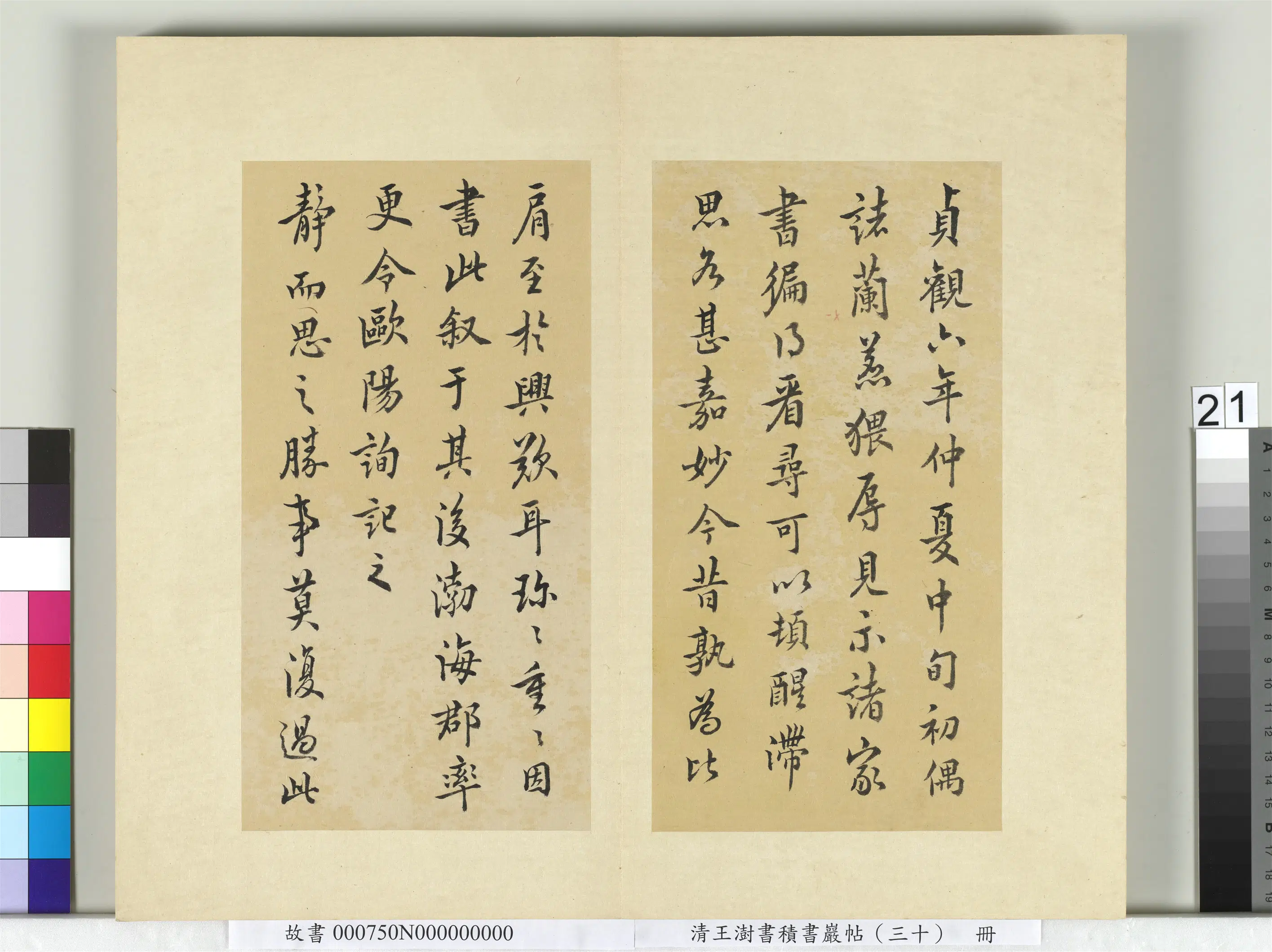 清代【王澍】《书积书岩帖(三十)册》 第15张 清代【王澍】《书积书岩帖(三十)册》 第15张