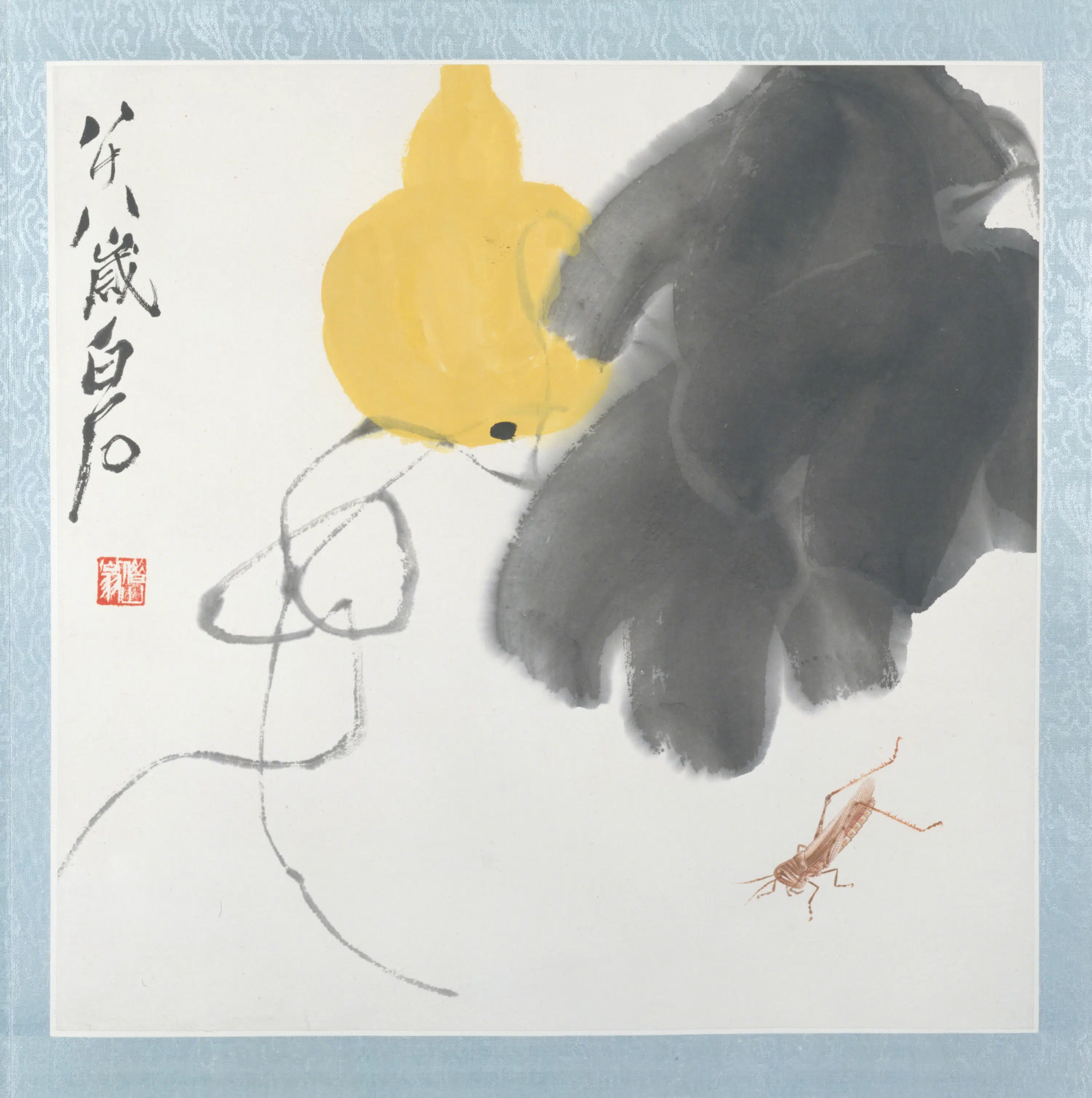 近现代【齐白石】《花卉昆虫图册》 第9张 近现代【齐白石】《花卉昆虫图册》 第9张