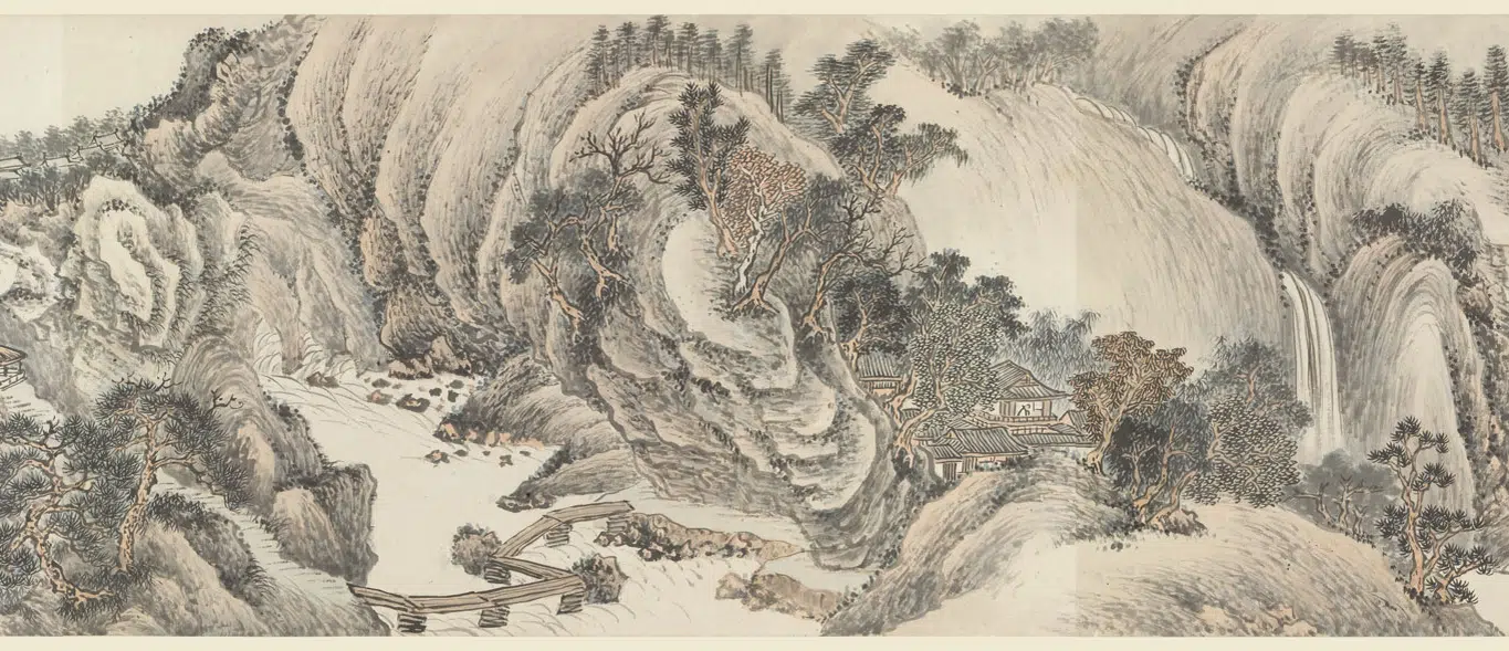 清代【王翚】《徐溶山水卷》 第3张