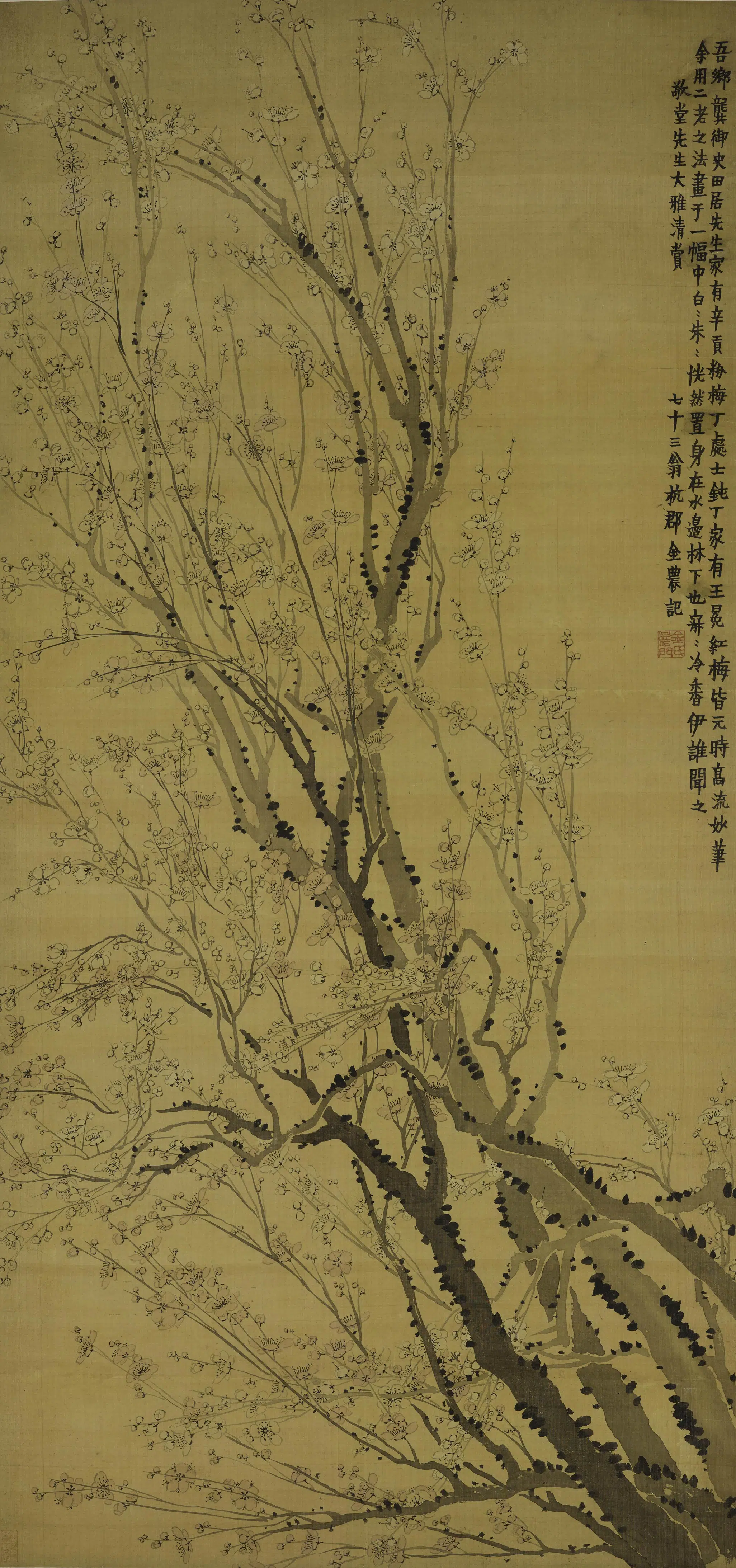清代【金农】《梅花图轴-3》