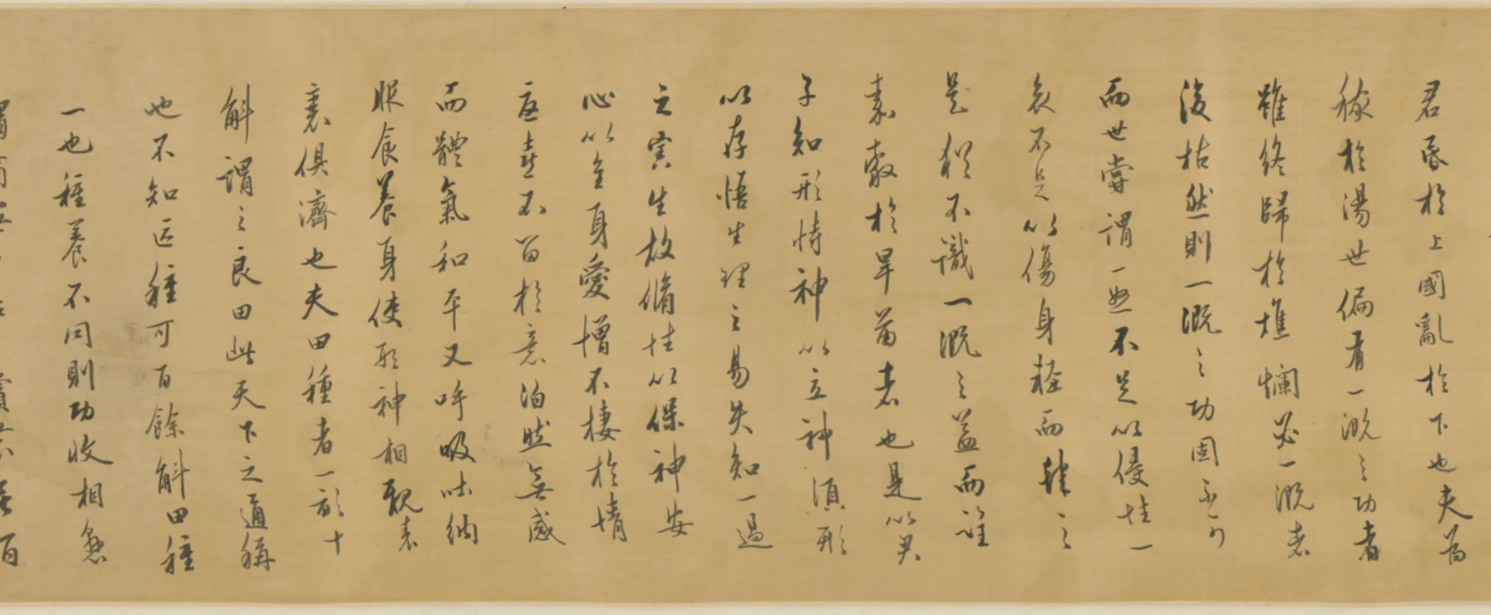 清代【姜宸英】《行书养生论卷》 第5张