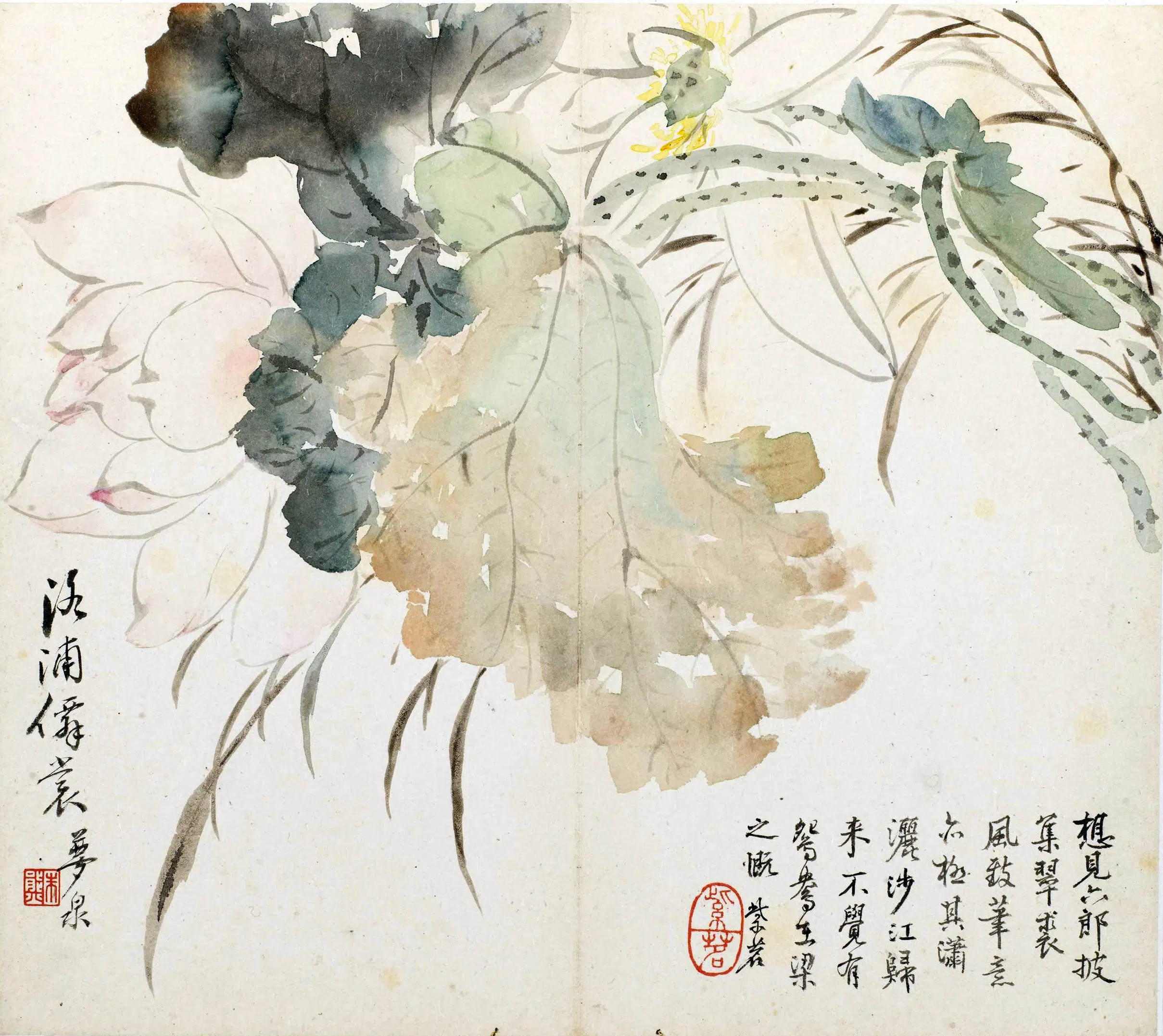 清代【朱熊】《花卉册》 第3张