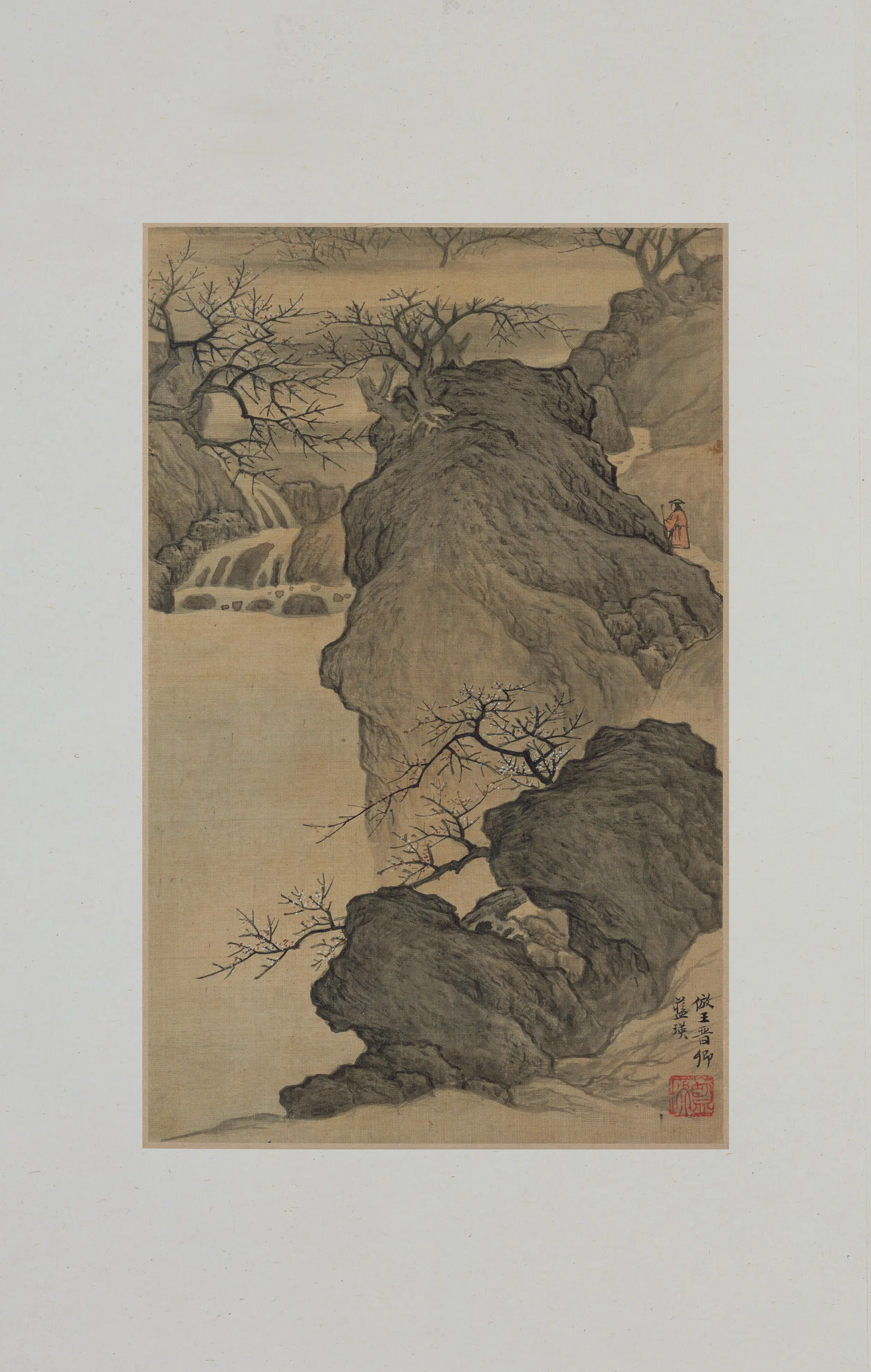 明朝【蓝瑛】《仿古山水图册》