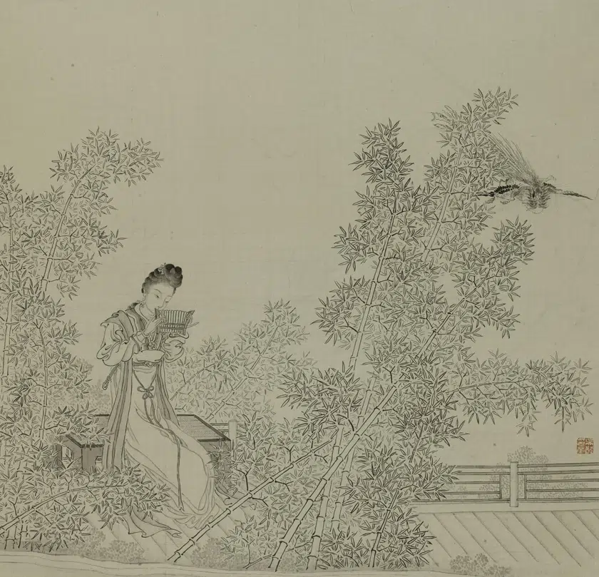 清代【吴嘉猷（吴友如）】《仕女图册》 第2张
