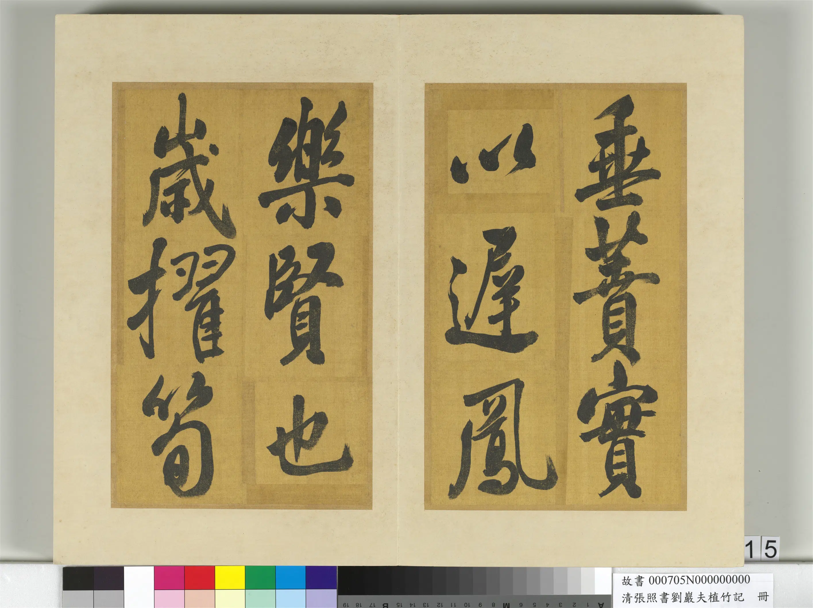 清代【张照】《书刘岩夫植竹记册》 第7张