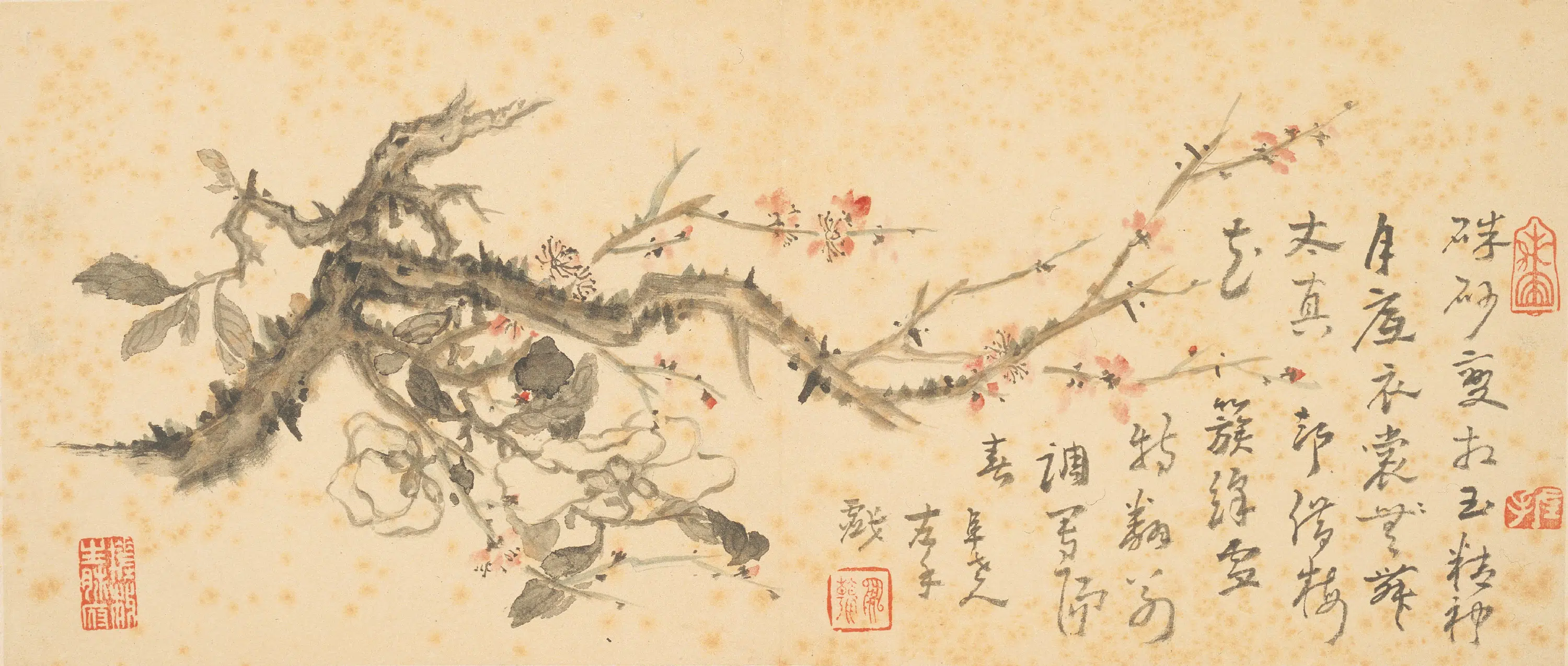 清代【高凤翰】《梅花册》 第3张 清代【高凤翰】《梅花册》 第3张