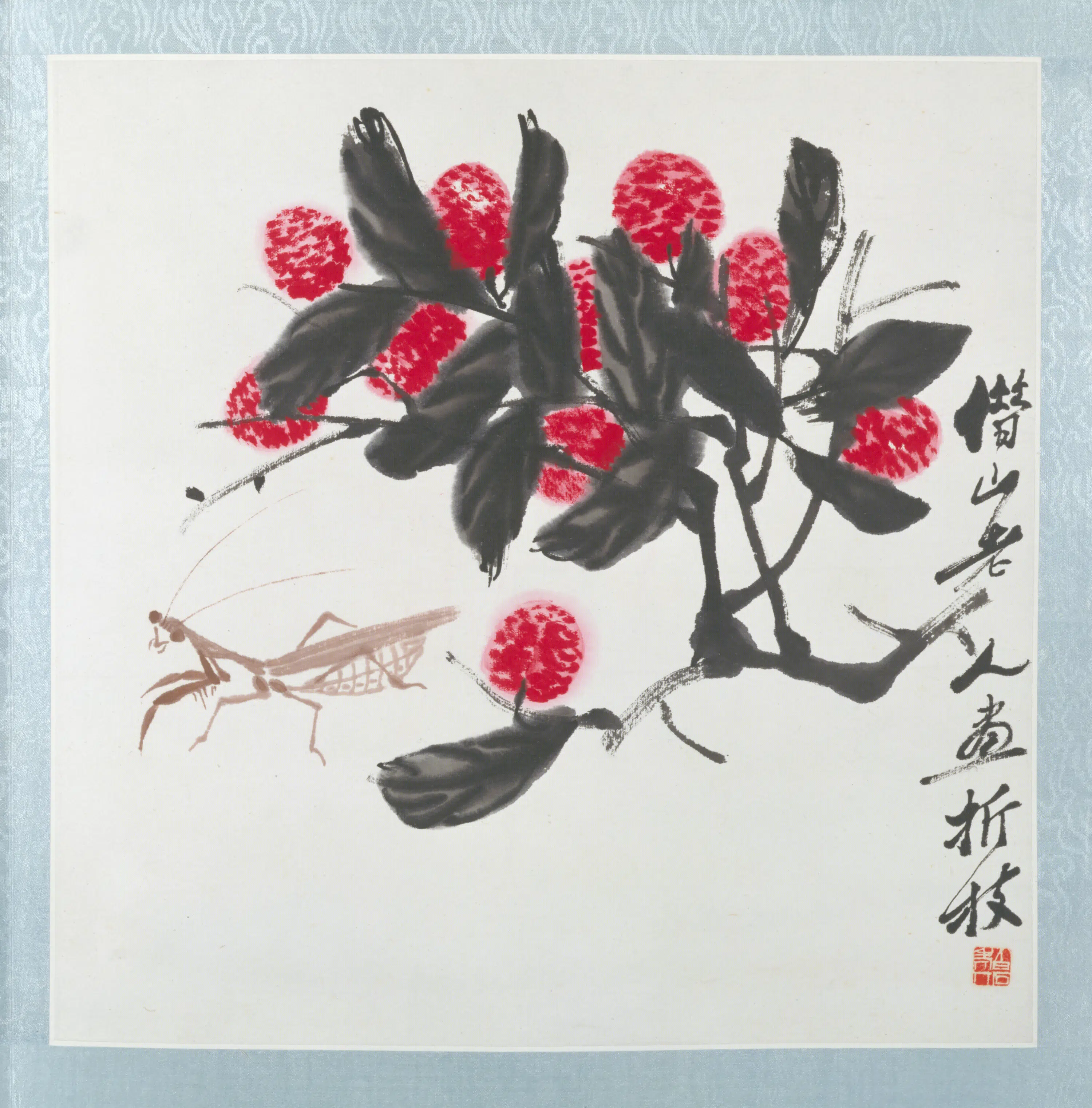 近现代【齐白石】《花卉昆虫图册》 第8张 近现代【齐白石】《花卉昆虫图册》 第8张
