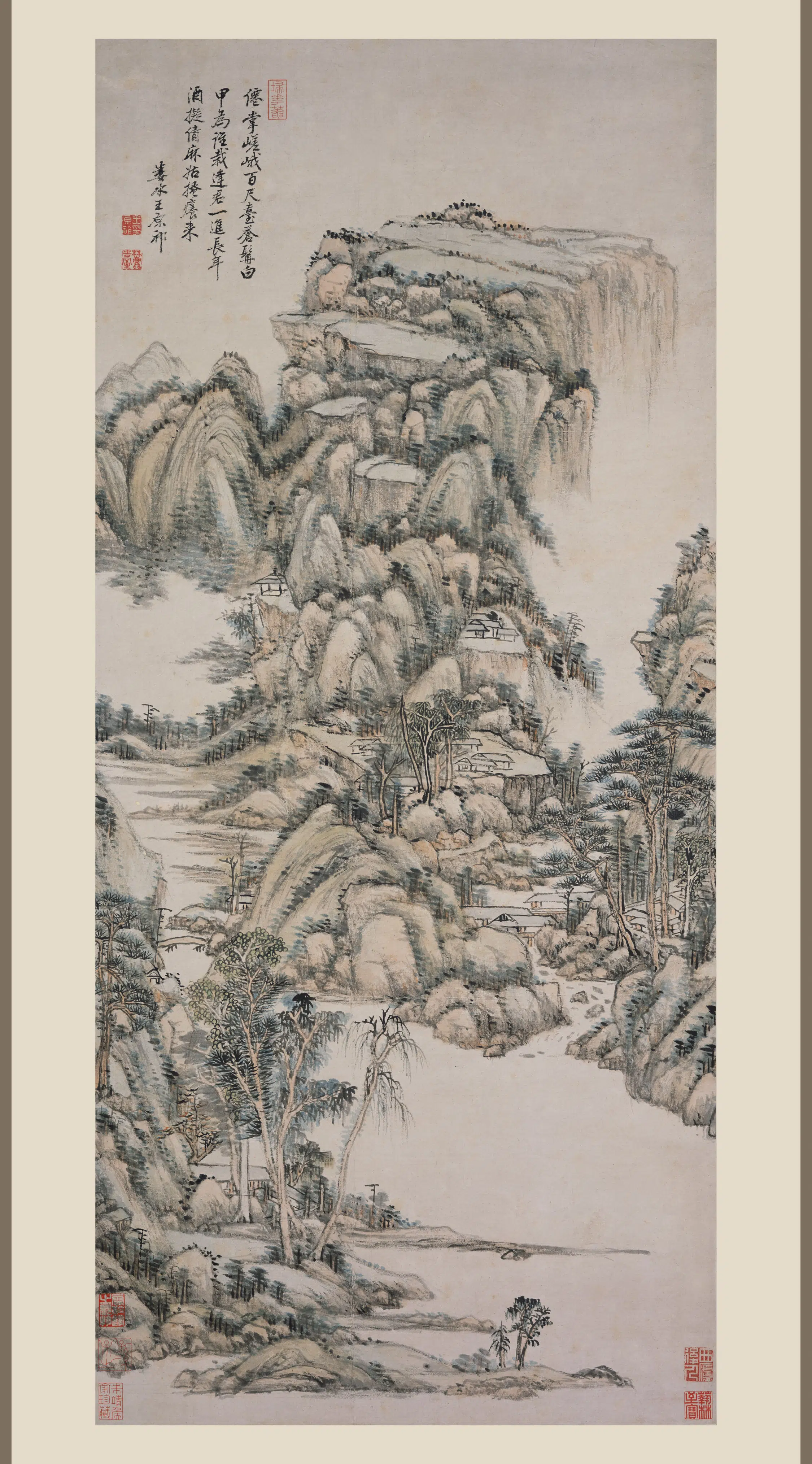 清代【王原祁】《仙掌嵯峨图轴》 第1张 清代【王原祁】《仙掌嵯峨图轴》 第1张