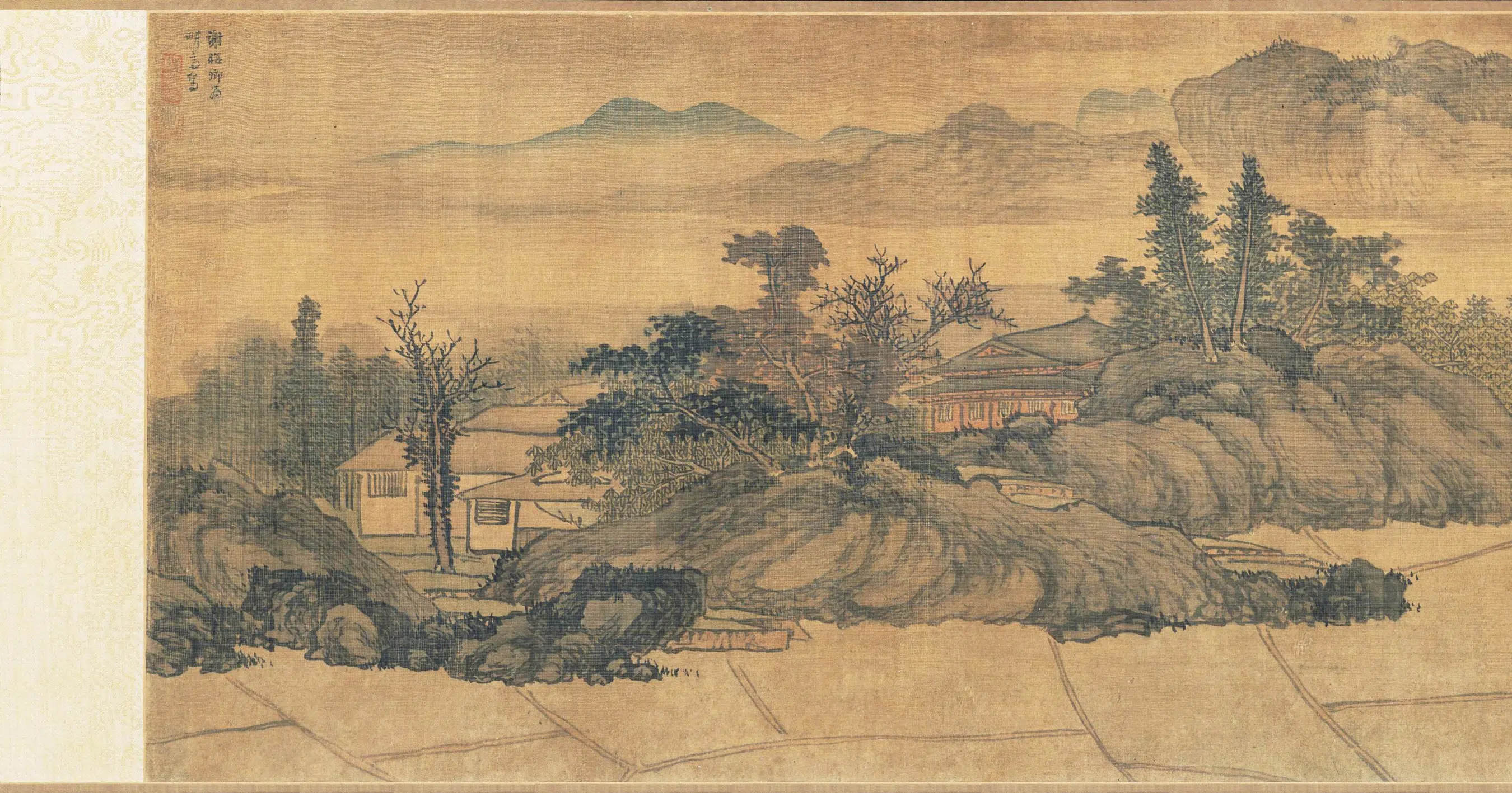 明朝【谢汝明】《耕斋图卷》