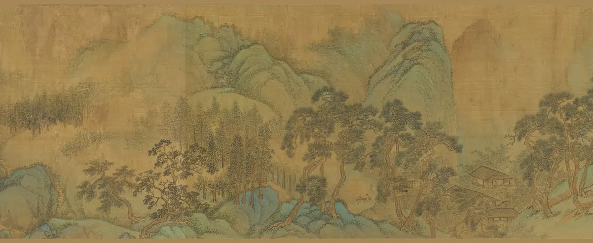 清代【王翚】《群峰春霭图卷》 第4张 清代【王翚】《群峰春霭图卷》 第4张