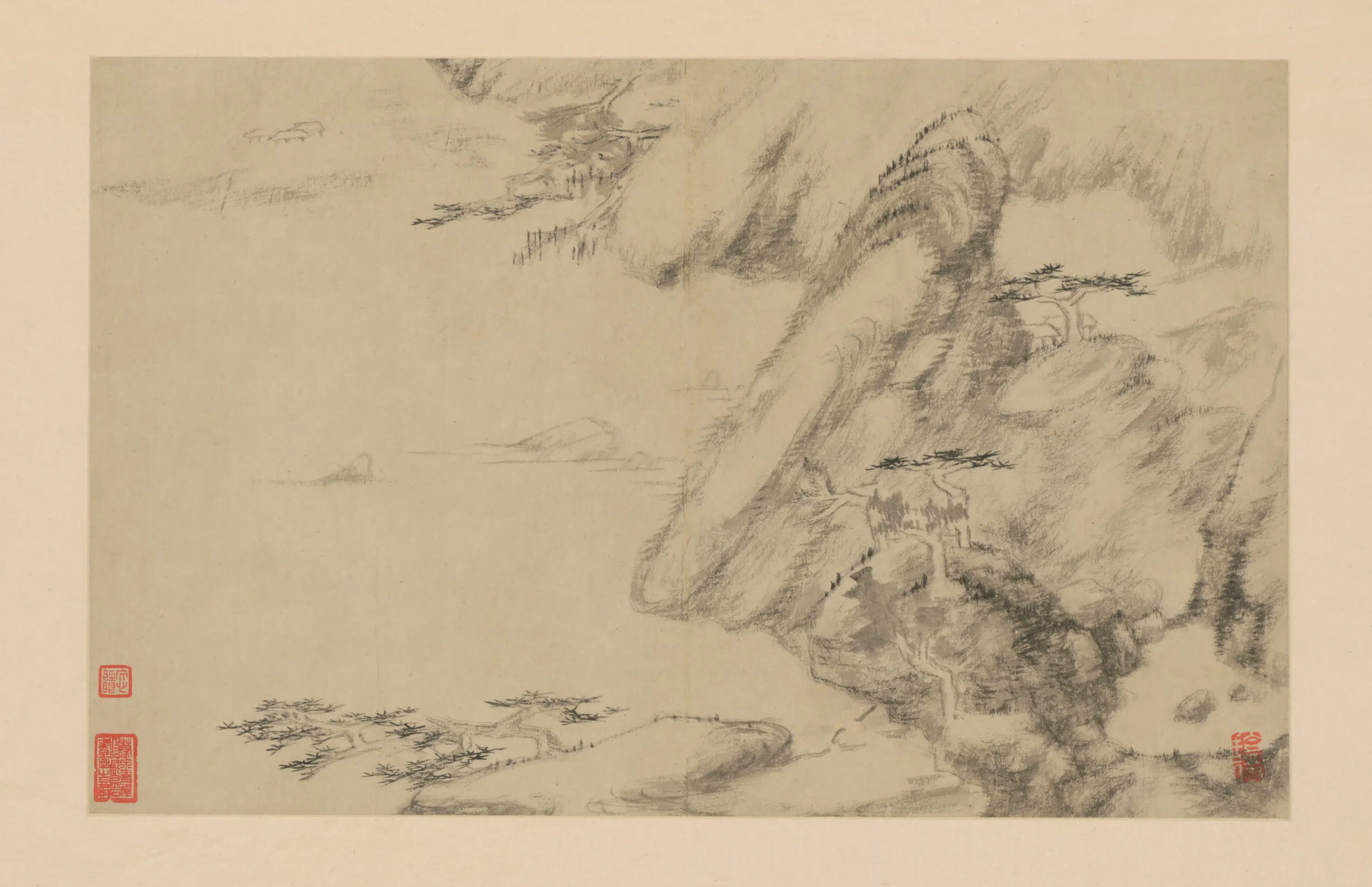 清代【朱耷】《山水册（10开）》