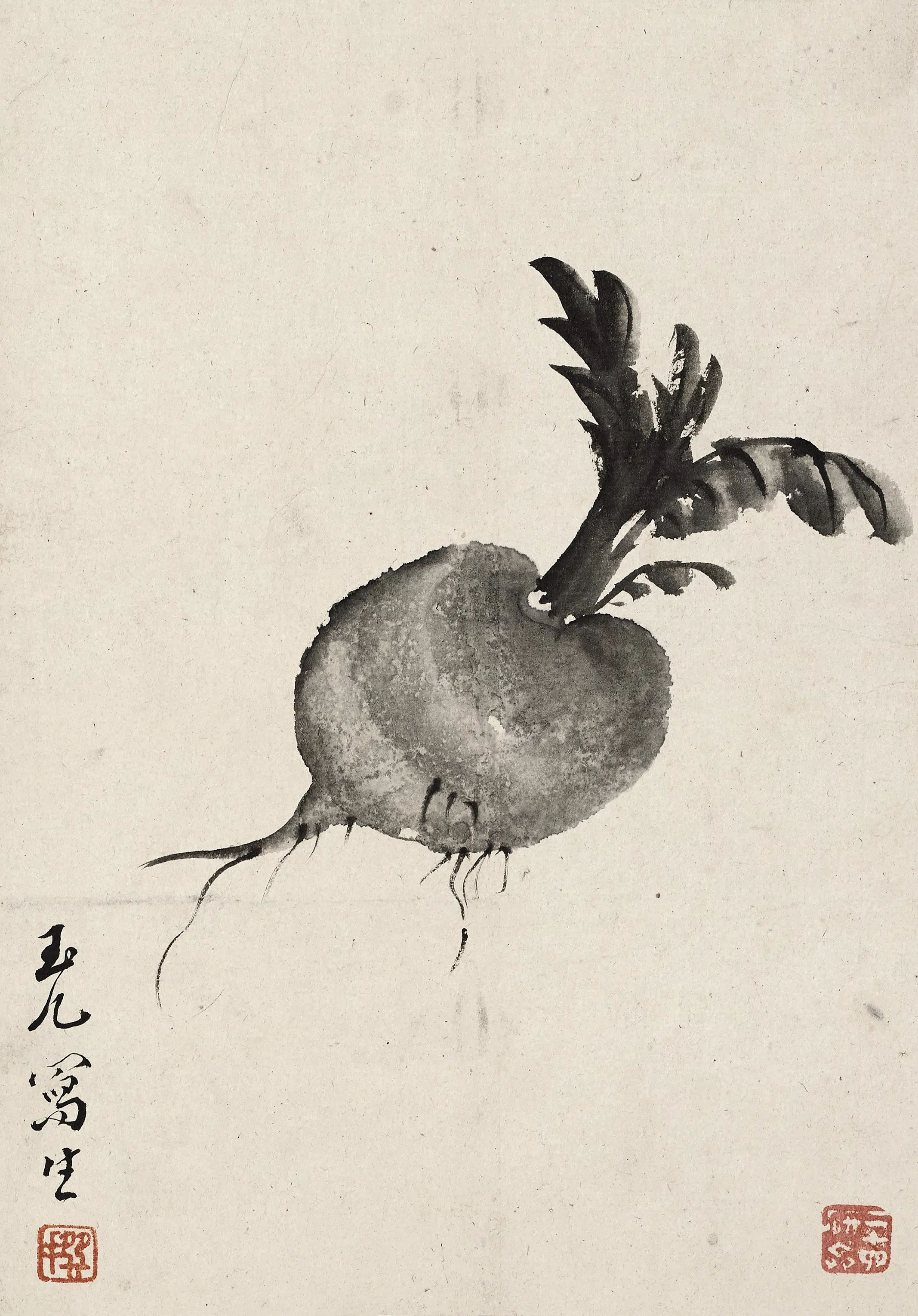 清代【陈撰】《果品花卉图册》 第5张 清代【陈撰】《果品花卉图册》 第5张