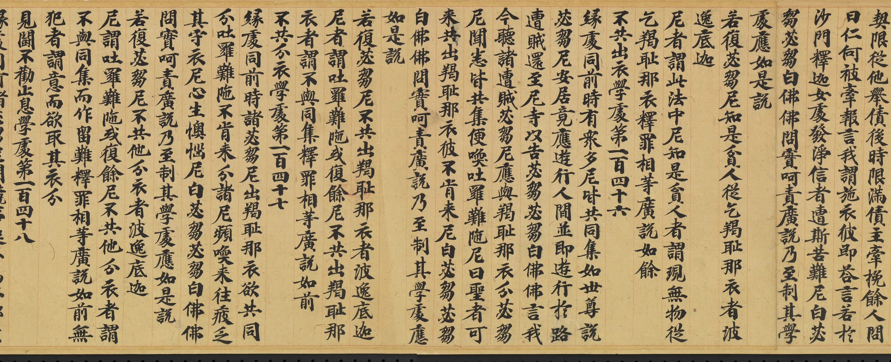 唐朝《唐人书佛说广博严净不退转轮经卷》 第16张