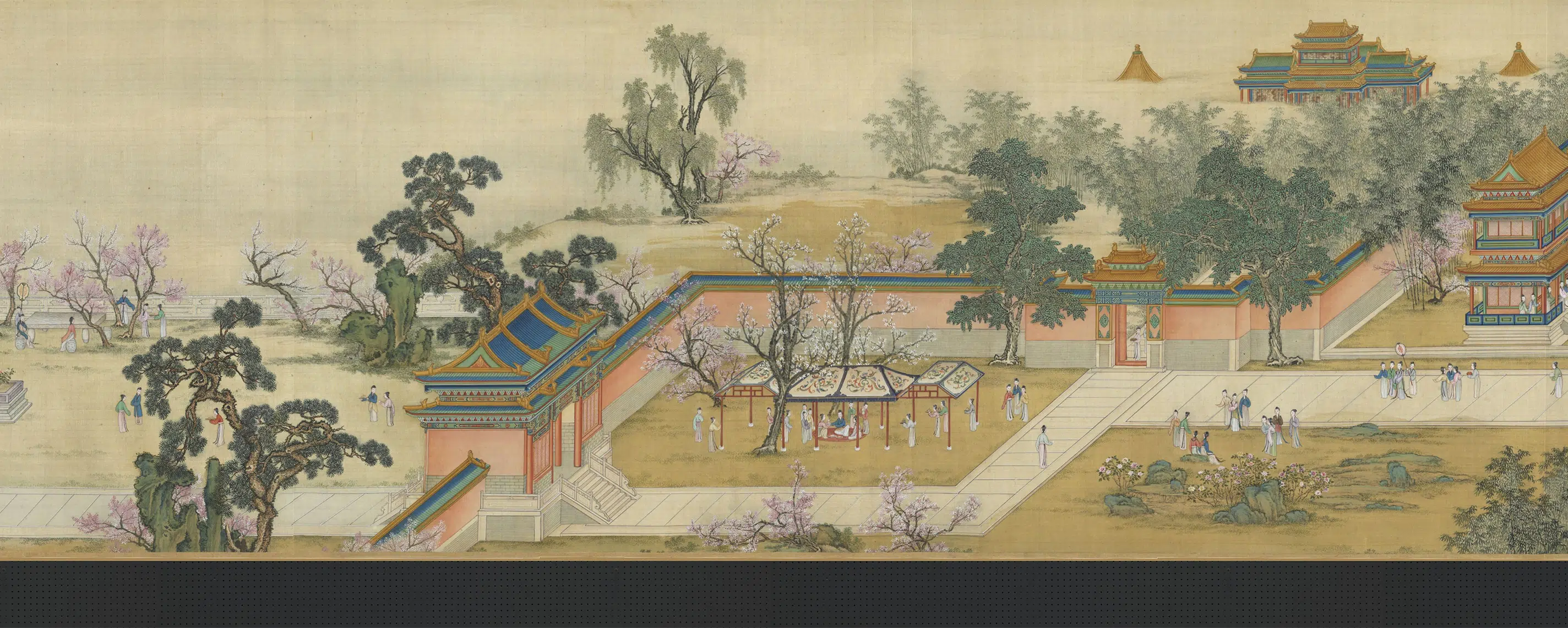 清代【周鲲】《院本汉宫春晓图》 第5张