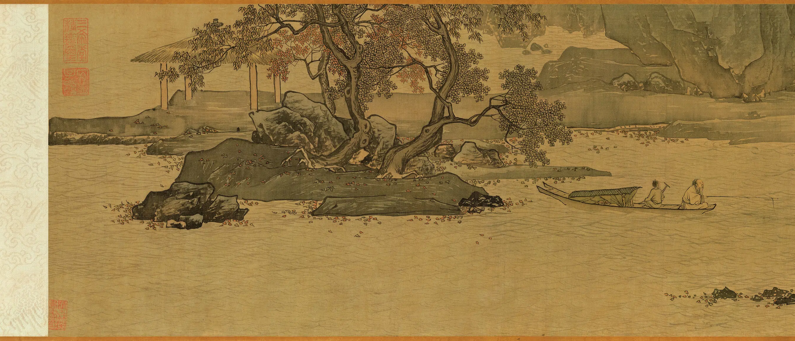 明朝【唐寅】《溪山渔隐图卷》 第4张 明朝【唐寅】《溪山渔隐图卷》 第4张