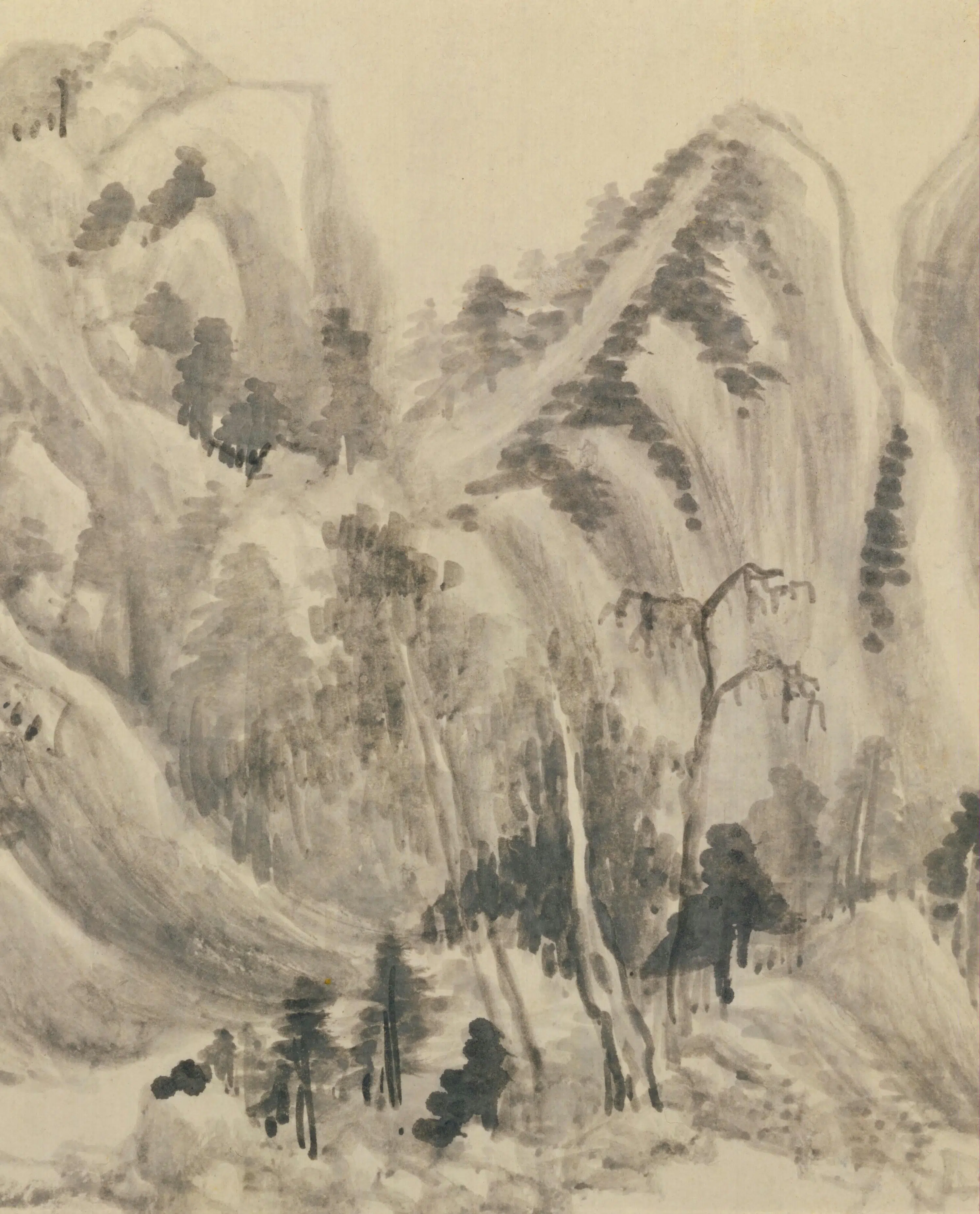 明朝【董其昌】《山水图册（8开）》 第4张