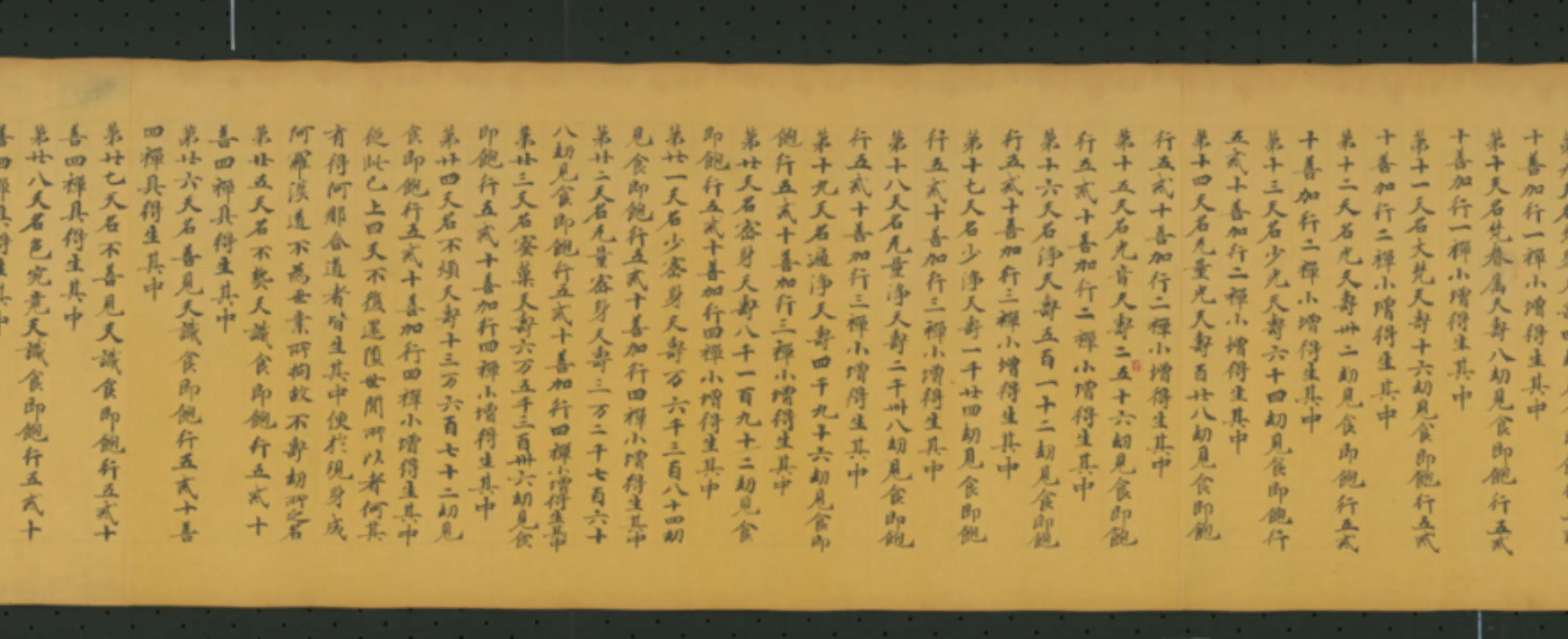 唐朝《无款楷书写妙法莲花经卷第十卷》 第6张 唐朝《无款楷书写妙法莲花经卷第十卷》 第6张
