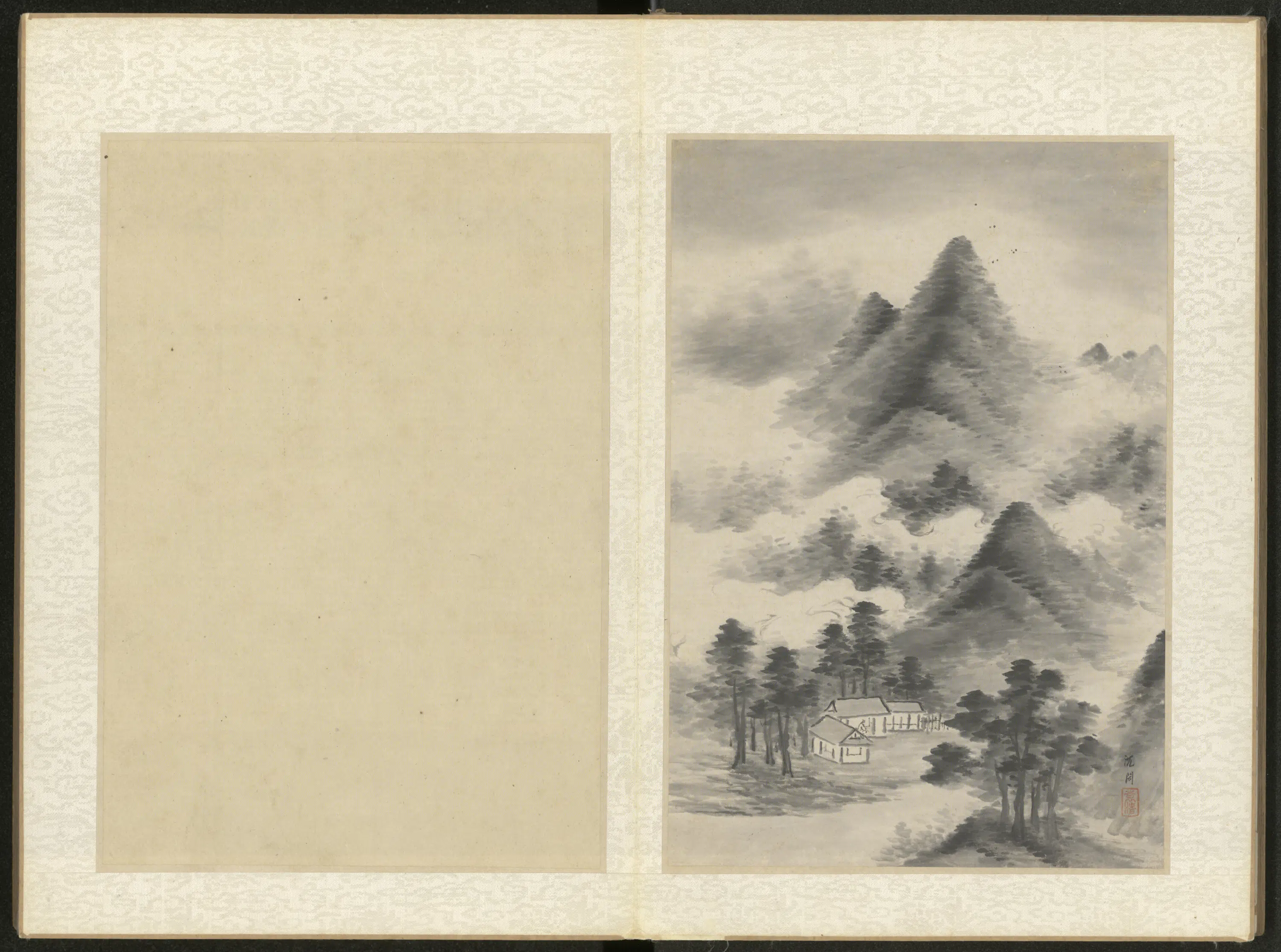 清代【沈闳】《山水册》 第2张
