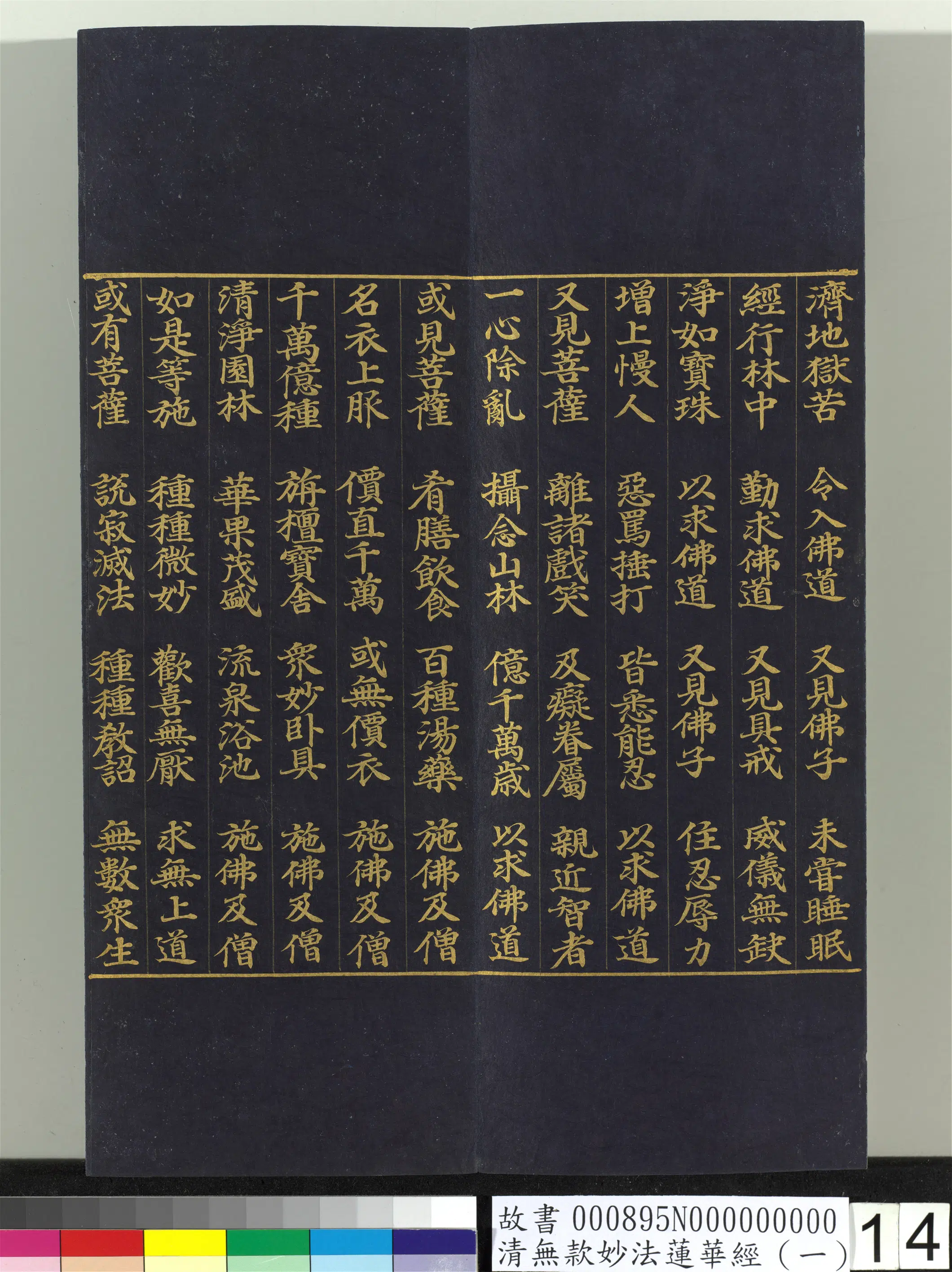 《无款妙法莲华经（一）册》 第5张