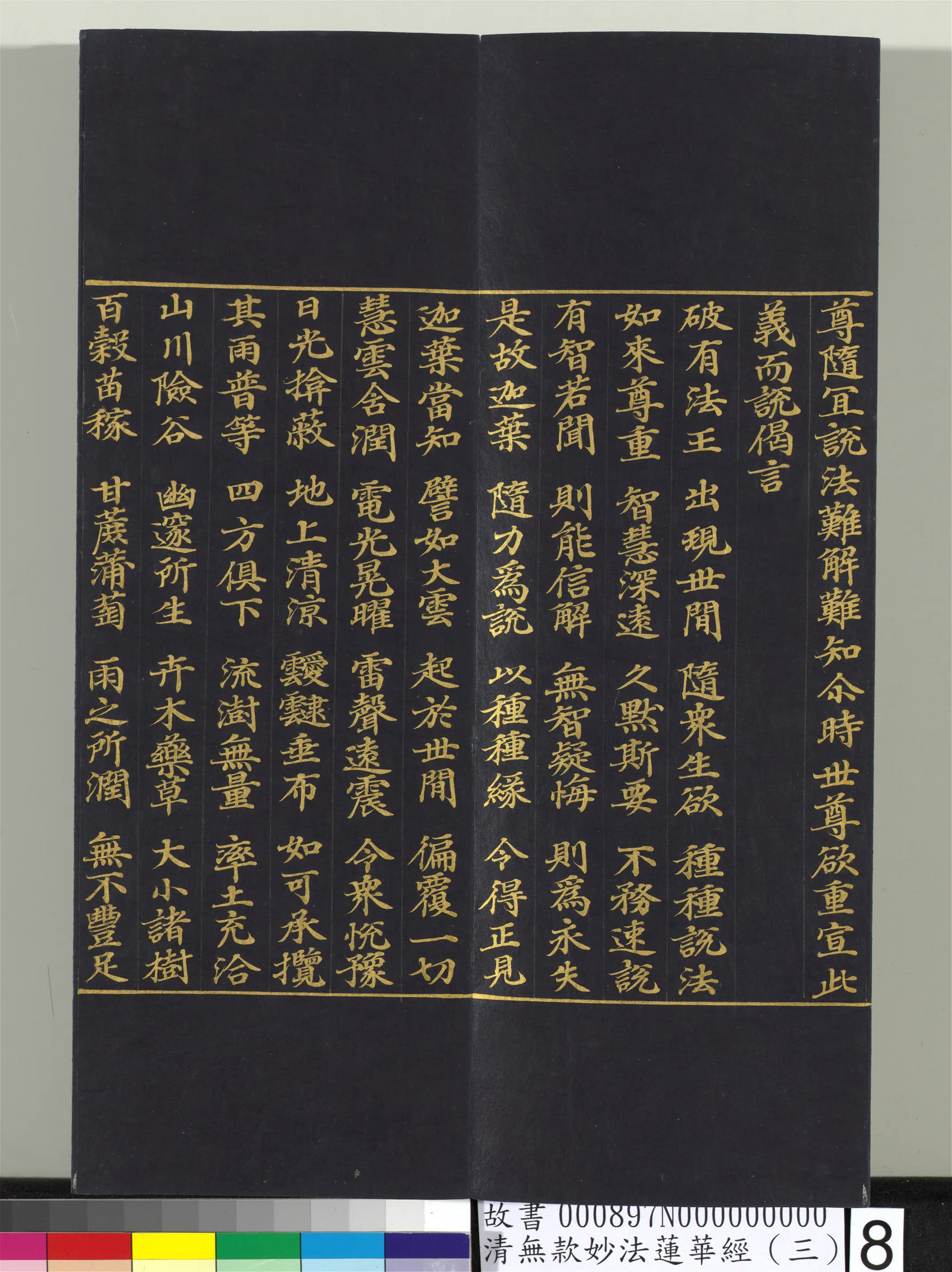 《无款妙法莲华经（三）册》 第50张