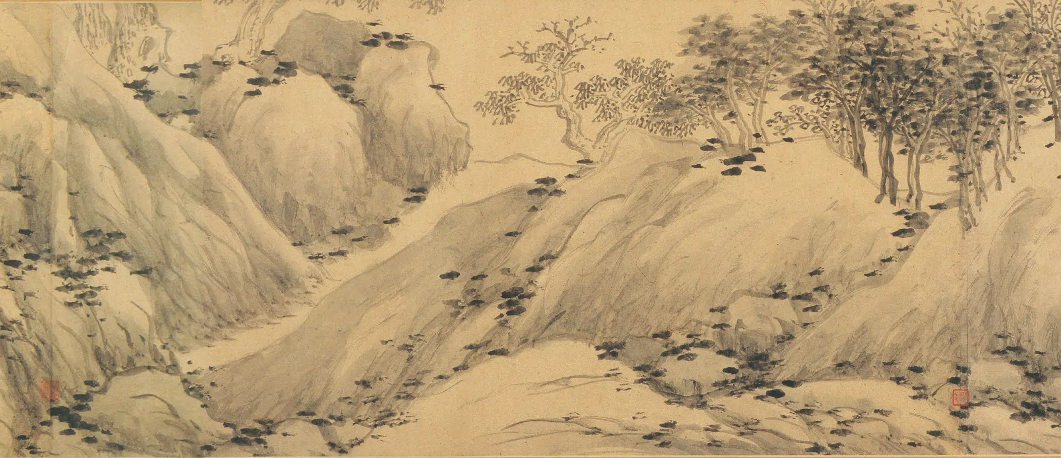 明朝【沈周】《西山纪游图卷》 第13张