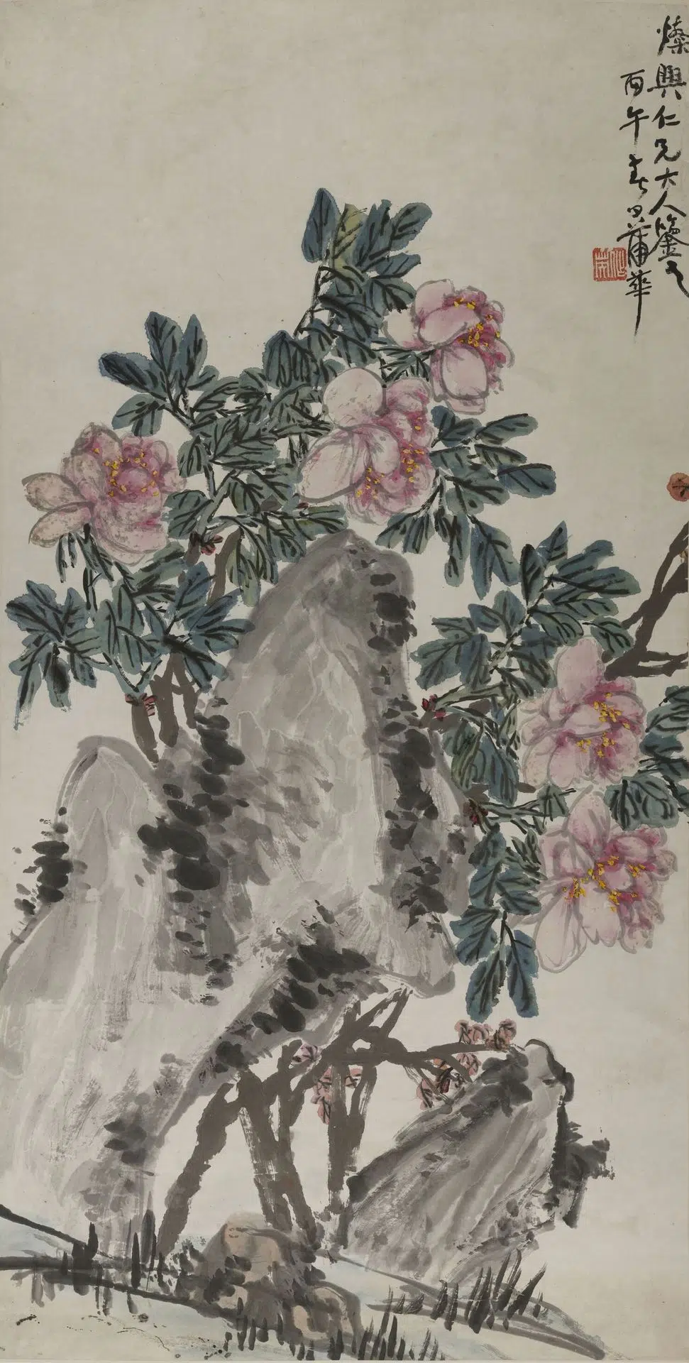 清代【蒲华】《花卉》