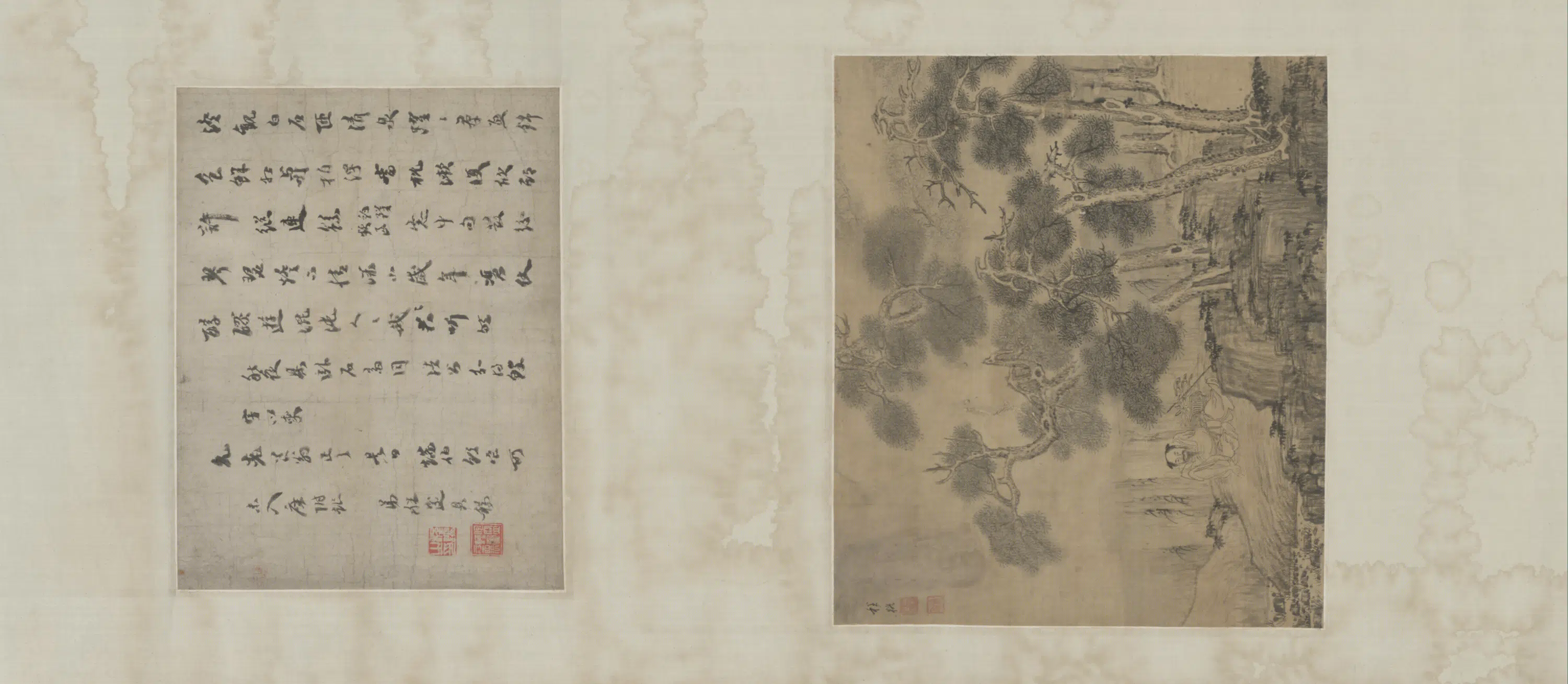 清代【程邃】《行书诗册方轴》