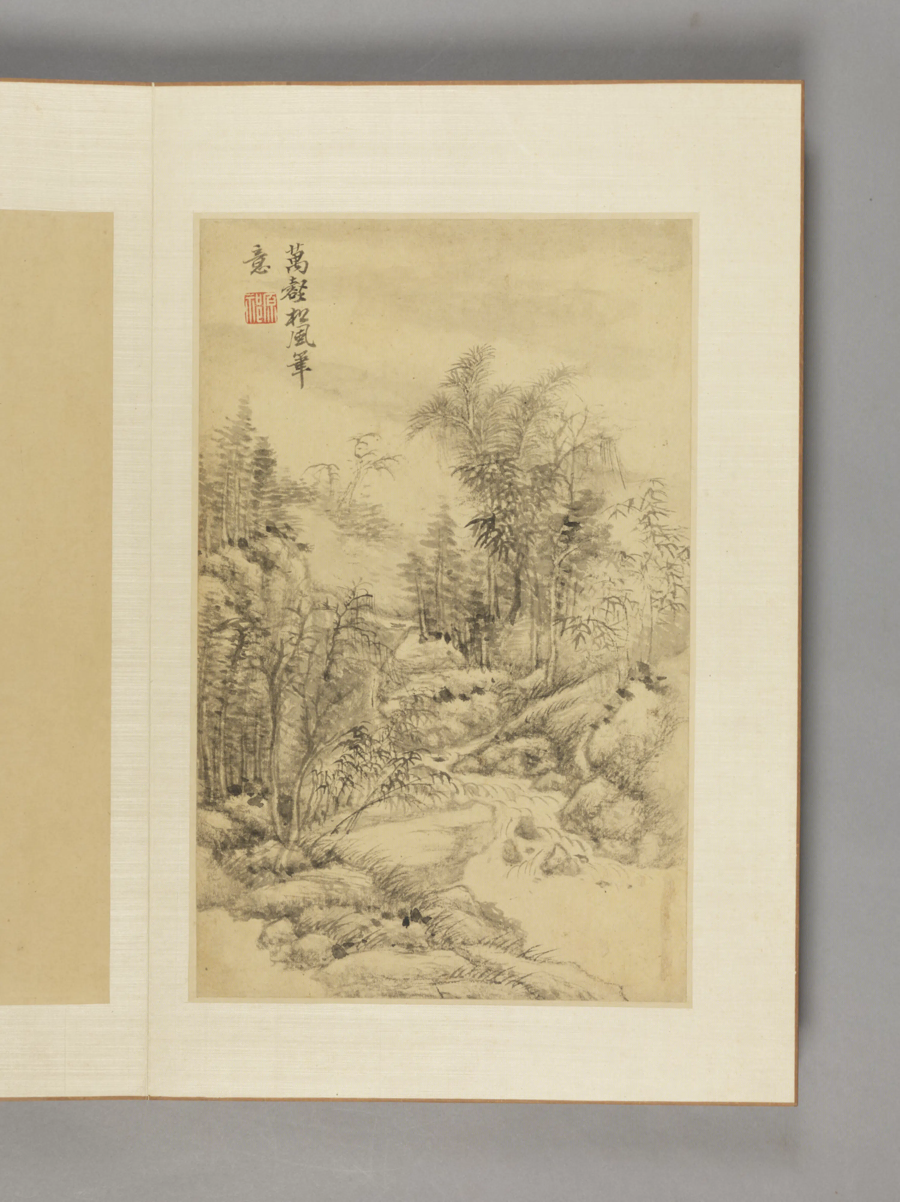 清代【王原祁】《山水册（14开）》 第10张