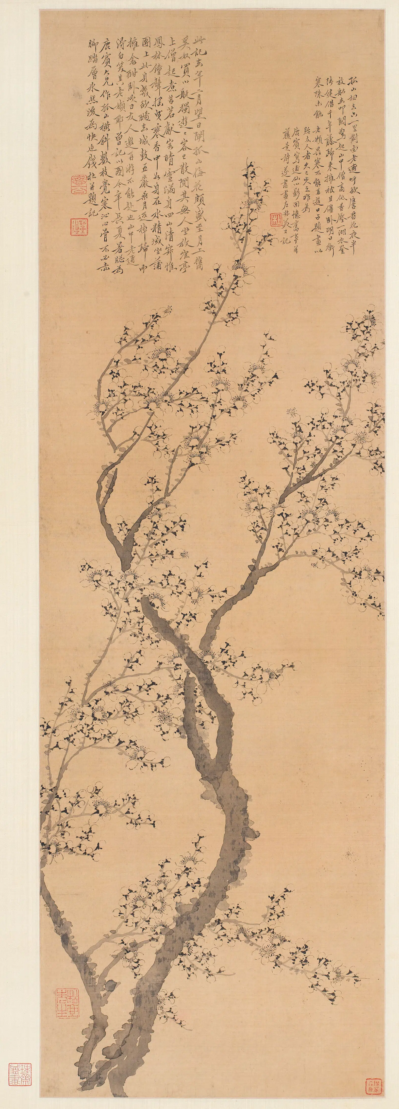 清代【钱杜】《孤山横斜图轴》