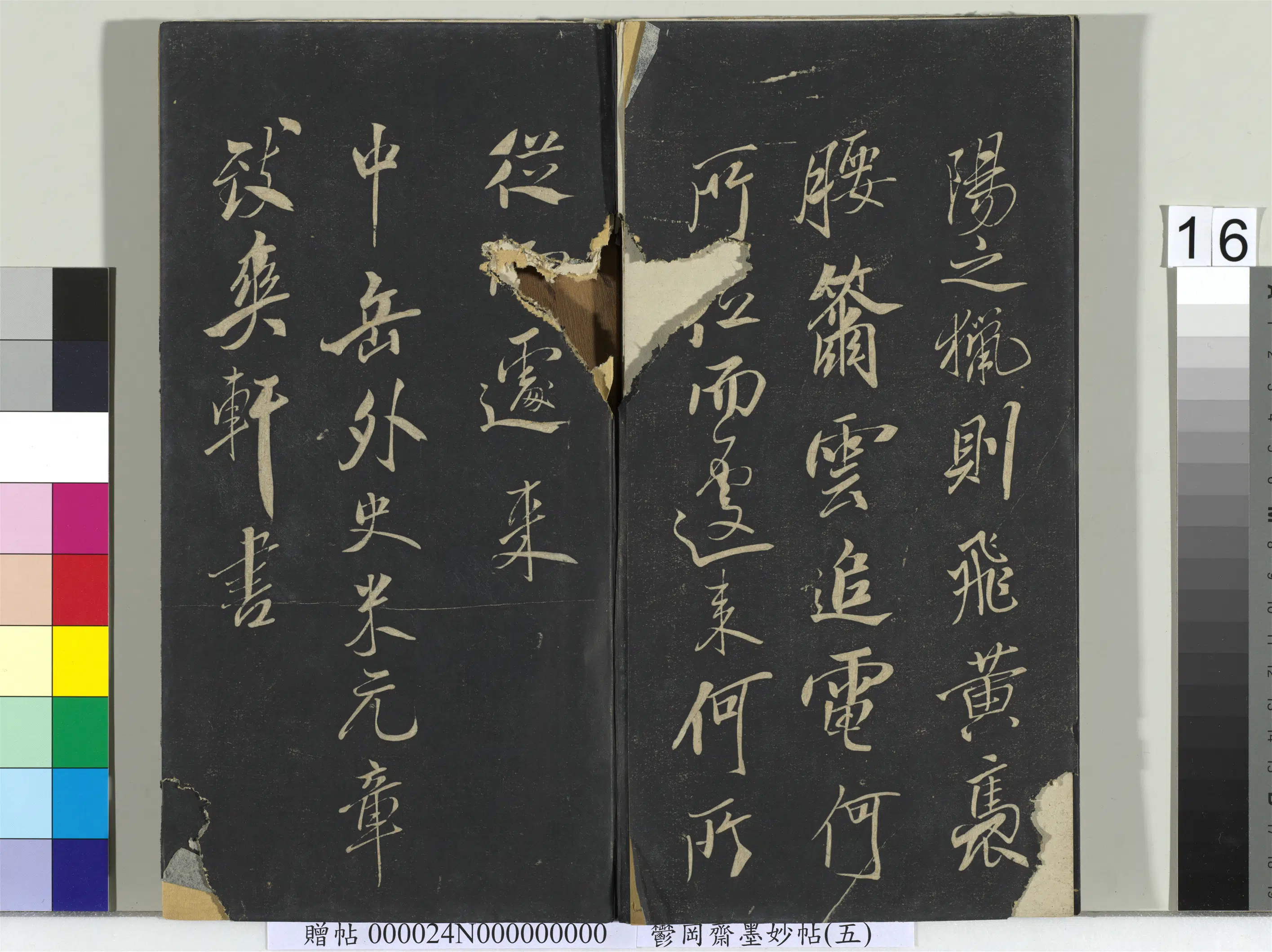 宋朝【米芾】《郁冈斋墨妙帖（十）册-米芾书天马赋》 第8张