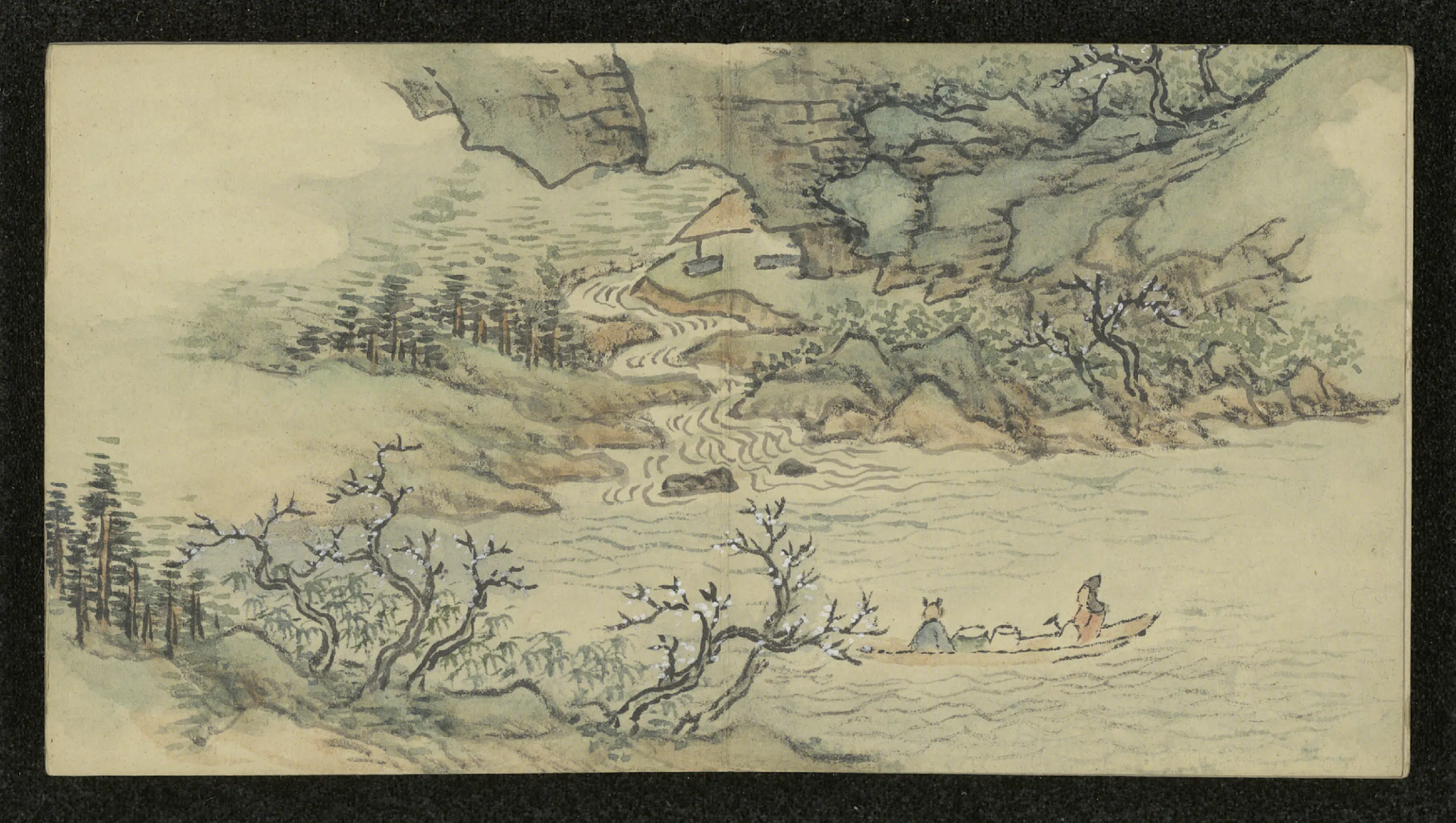 清代【方琮】《山水册（8开）》