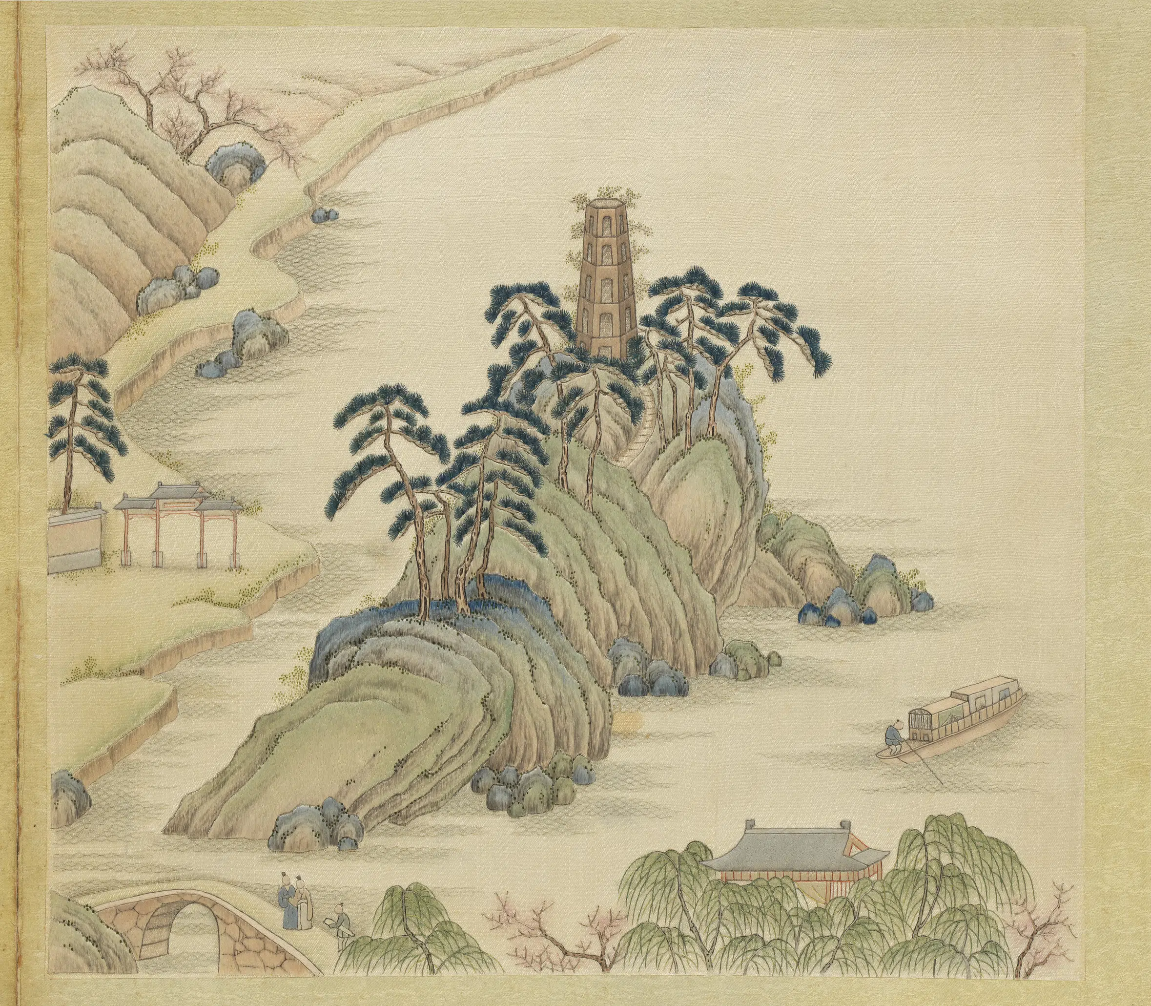 《绣线西湖图册》 第10张