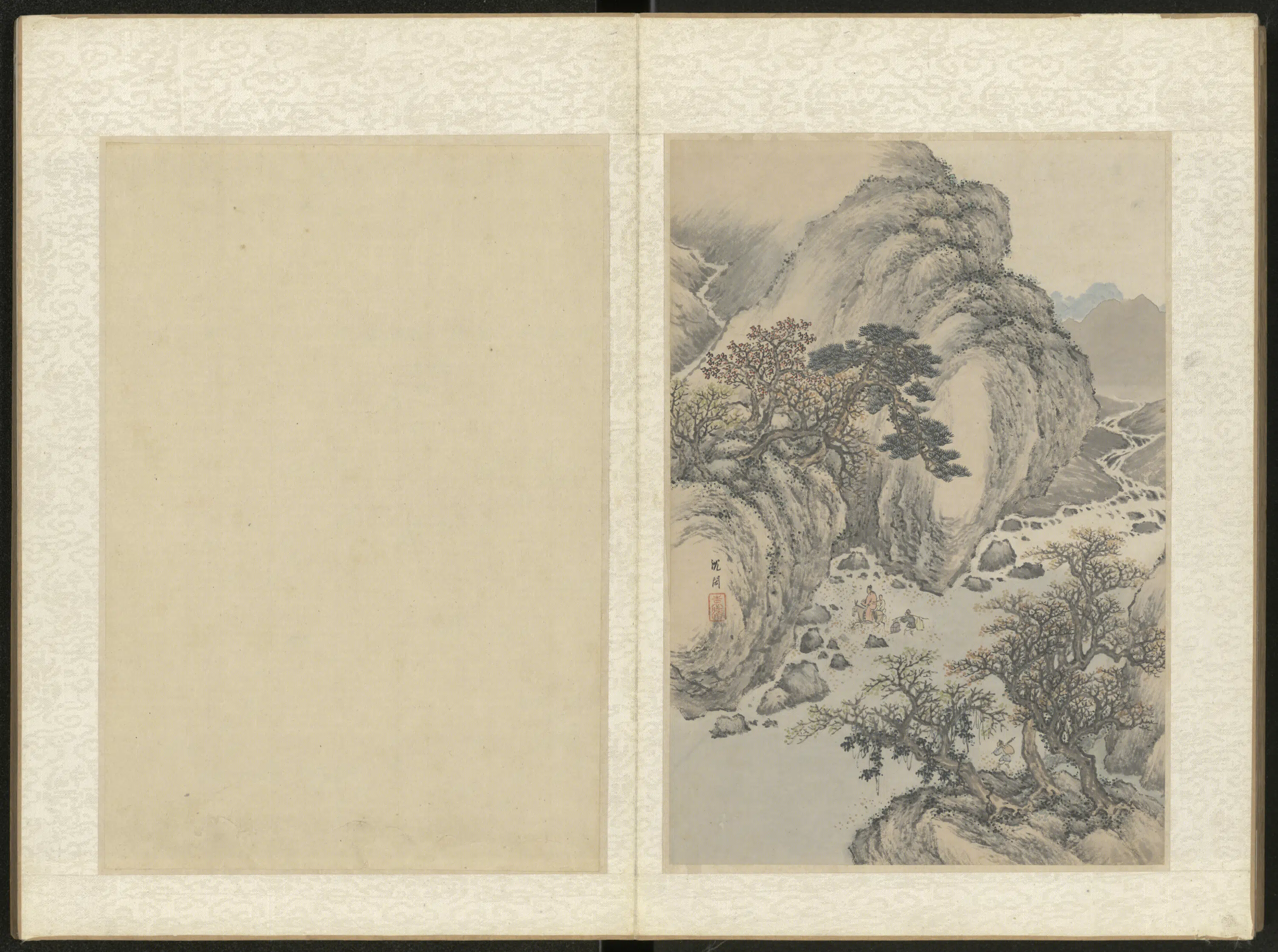 清代【沈闳】《山水册》 第14张