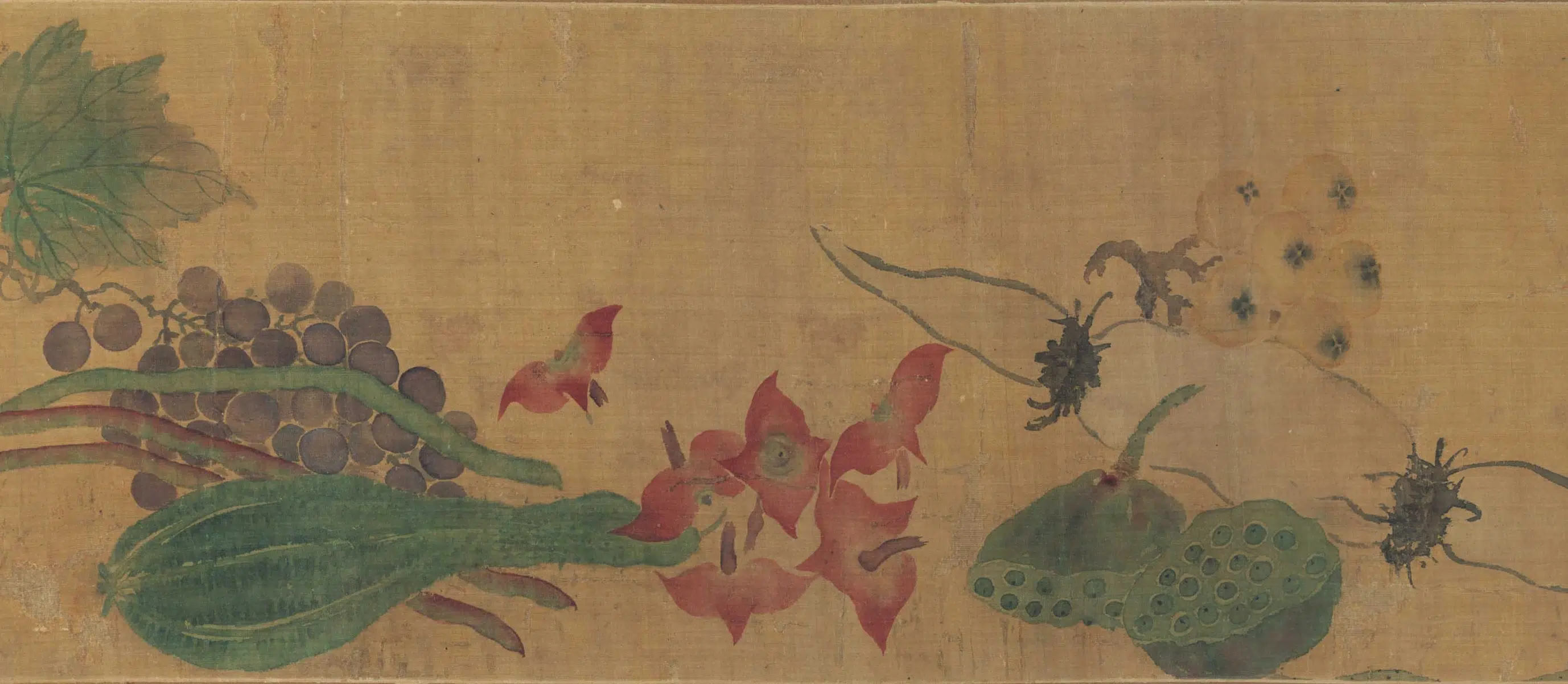 清代【马元驭】《花果卷》 第4张