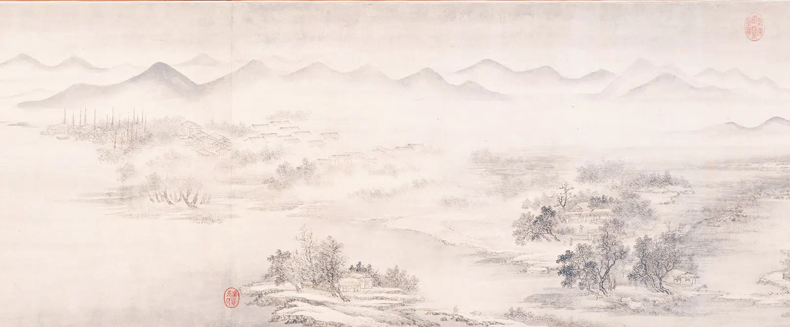 清代【王翚】《重江叠嶂图卷》 第9张