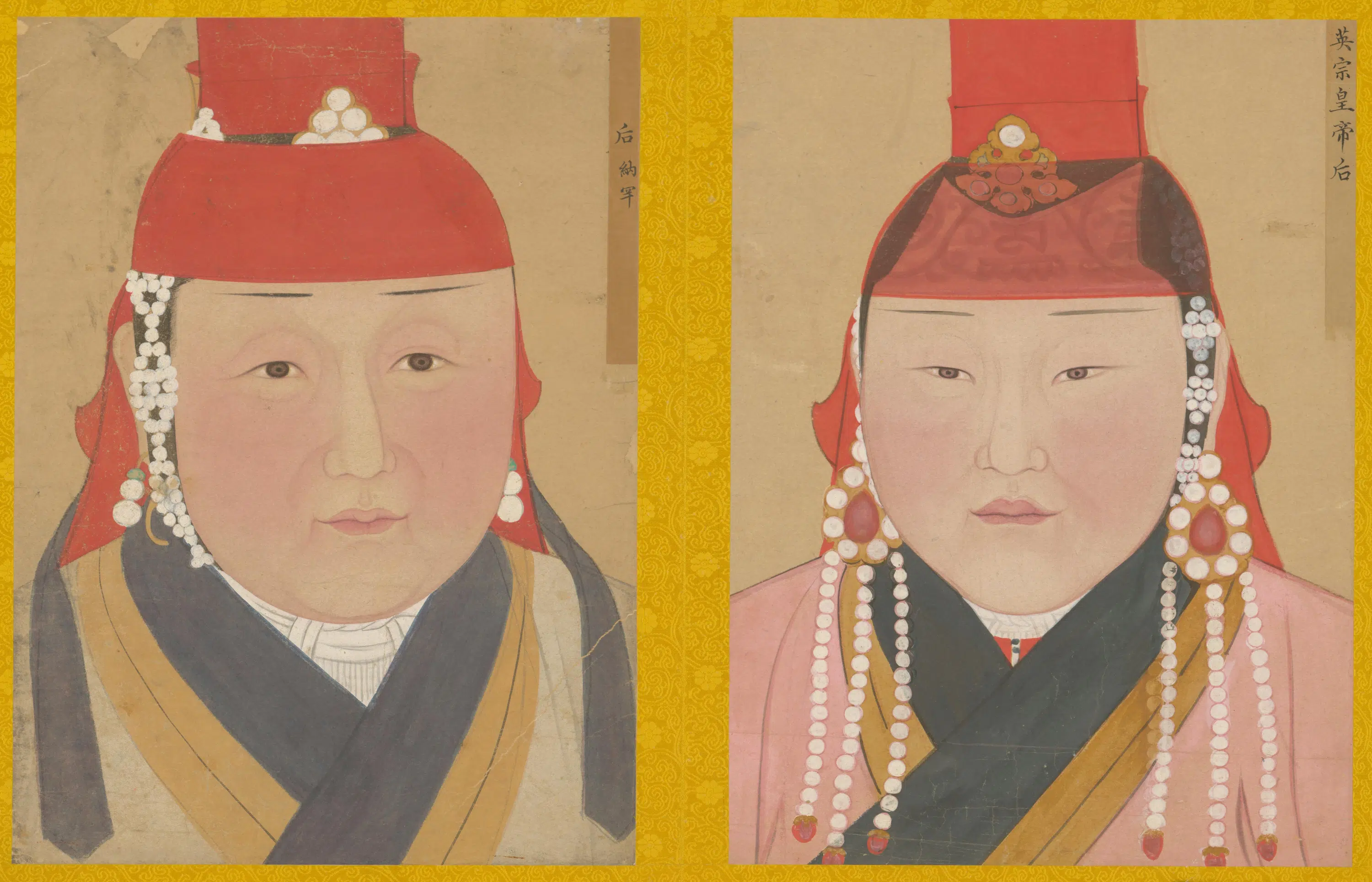 元朝【元人】《画元后妃太子像册》 第4张 元朝【元人】《画元后妃太子像册》 第4张