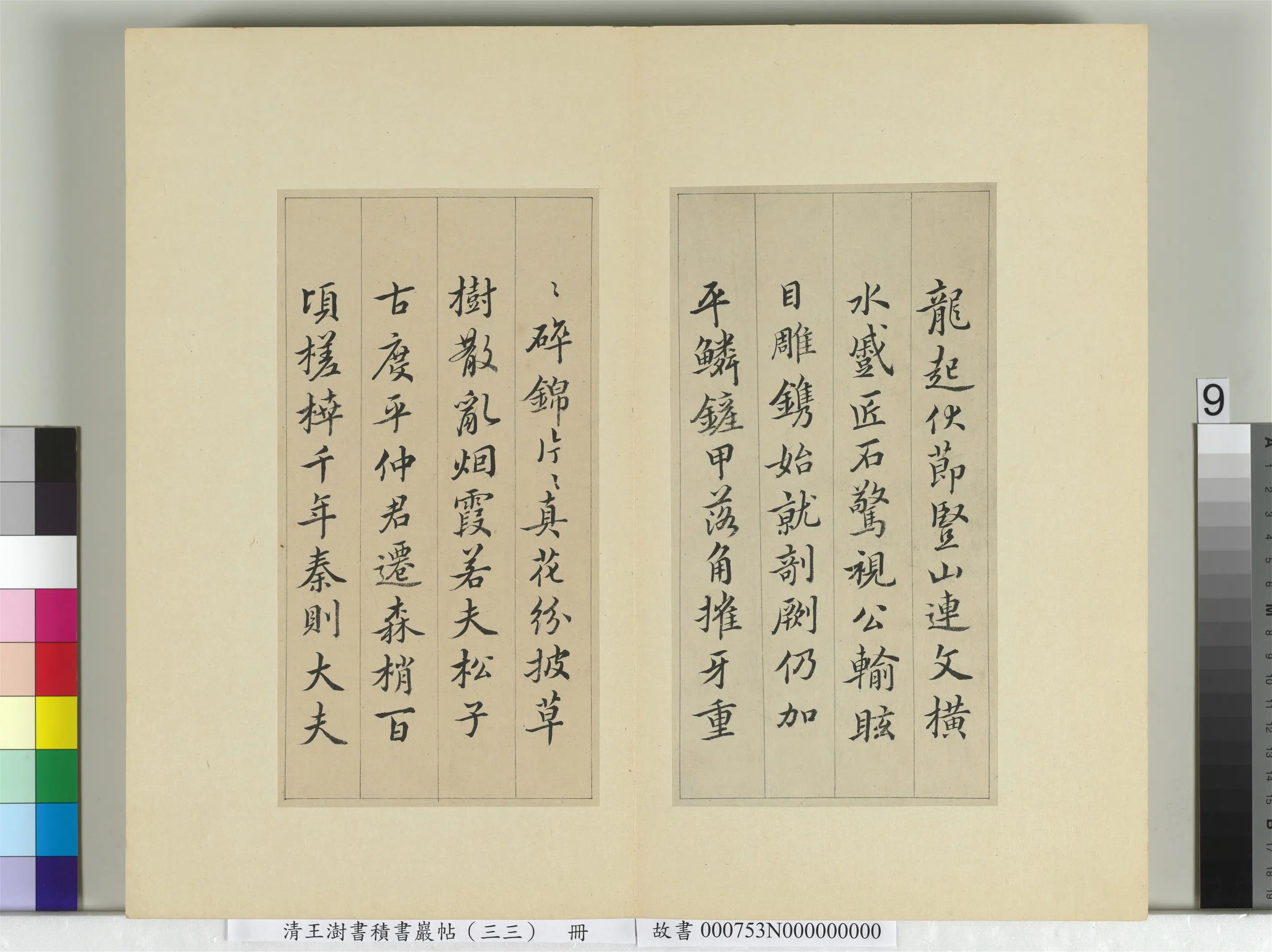 清代【王澍】《书积书岩帖(三十三)册-临褚遂良枯树赋二种》 第6张 清代【王澍】《书积书岩帖(三十三)册-临褚遂良枯树赋二种》 第6张