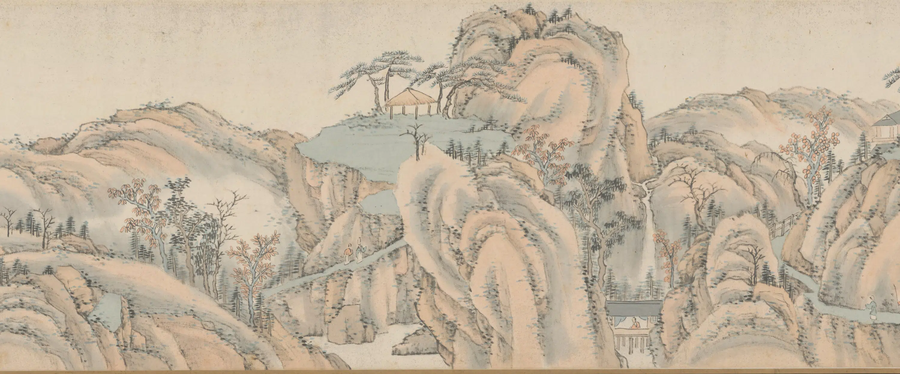 清代【萧云从】《山水图卷》 第37张
