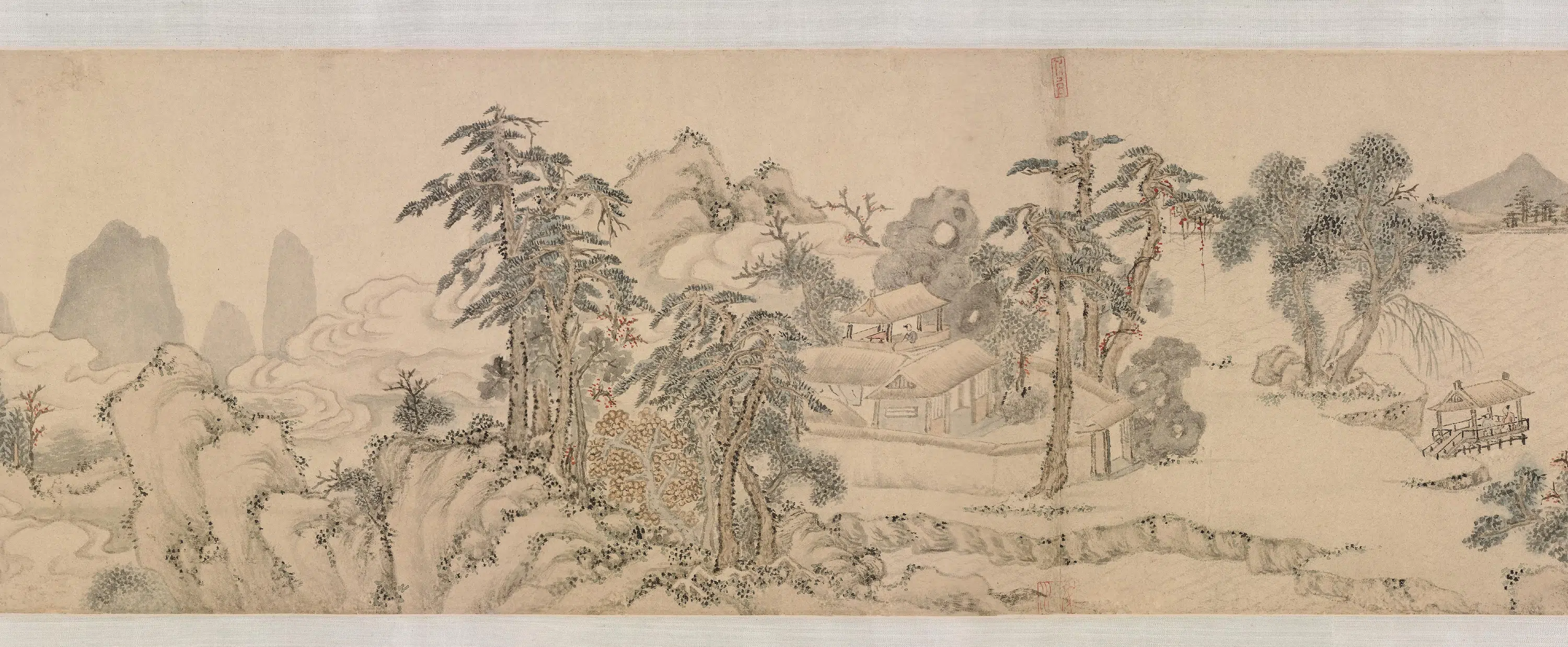 明朝【文嘉】《山水图卷》 第3张