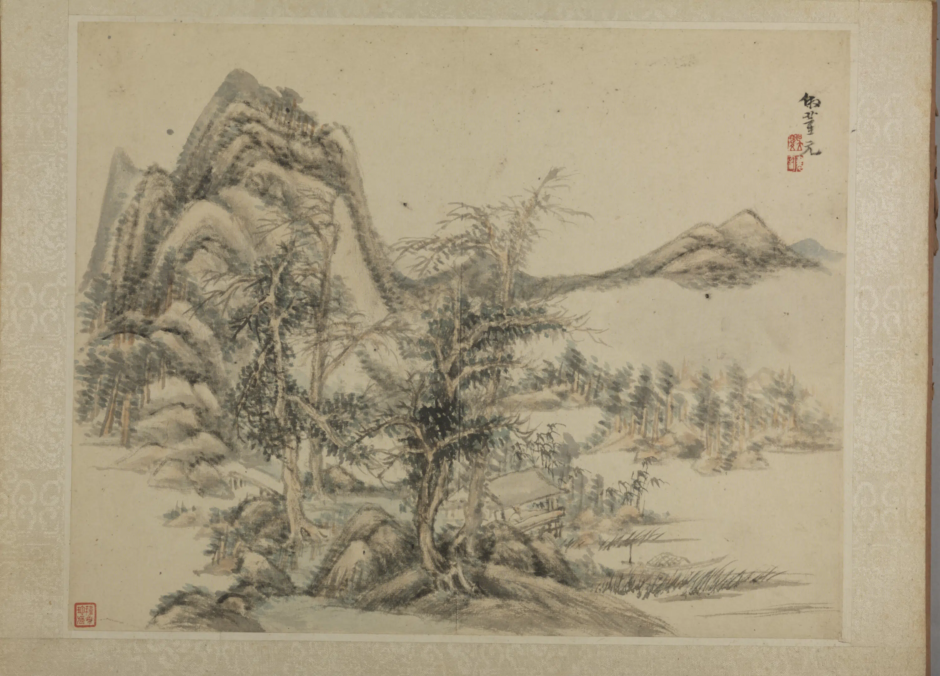 清代【吴麐】《仿古山水册》 第5张