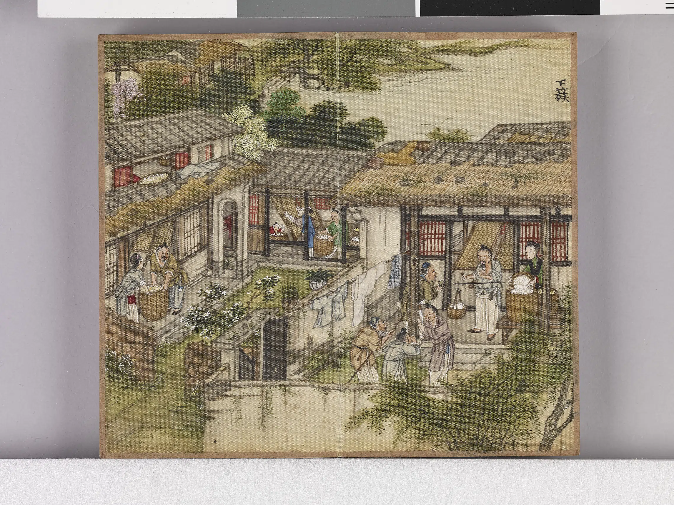【佚名】《耕织图诗「织二」拓本》 第2张 【佚名】《耕织图诗「织二」拓本》 第2张