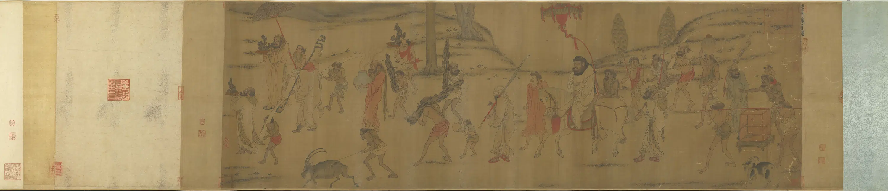 唐朝【阎立本】《职贡图-1》