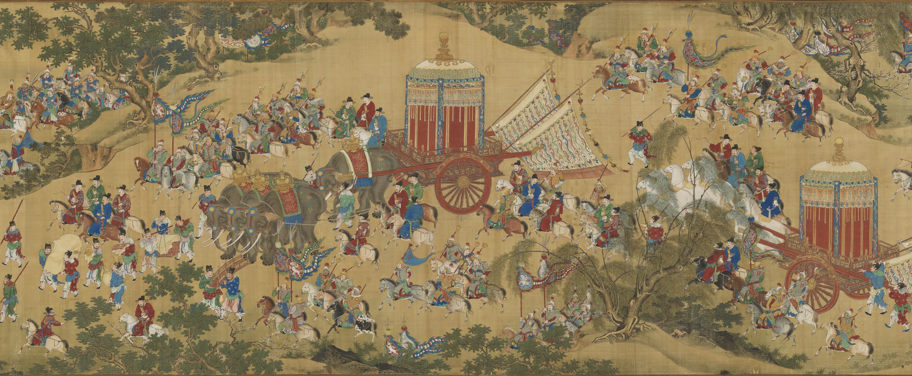 明朝《明人画出警图卷》 第8张 明朝《明人画出警图卷》 第8张