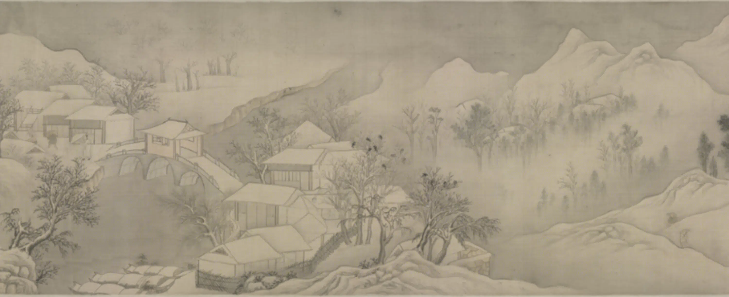 明朝【黄昌言】《雪夜暮归卷》 第7张 明朝【黄昌言】《雪夜暮归卷》 第7张