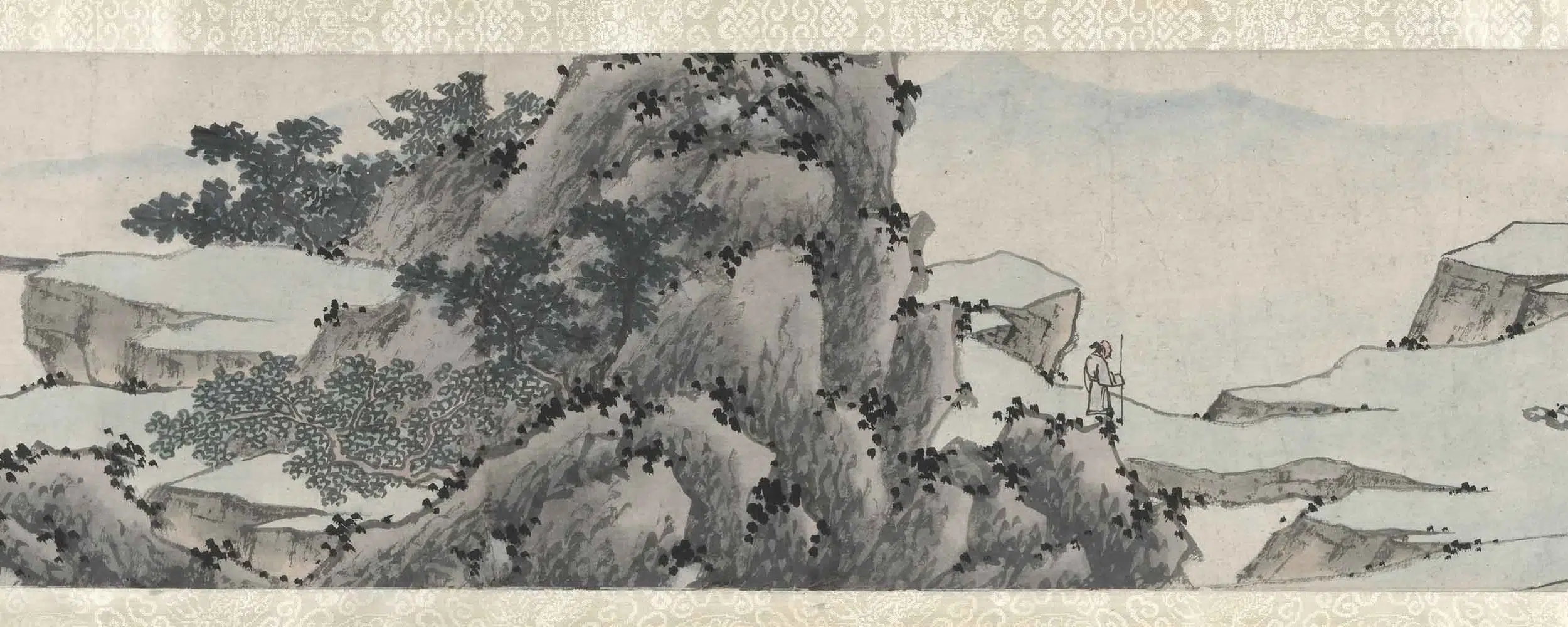明朝【沈周】《江南风景图卷》 第7张