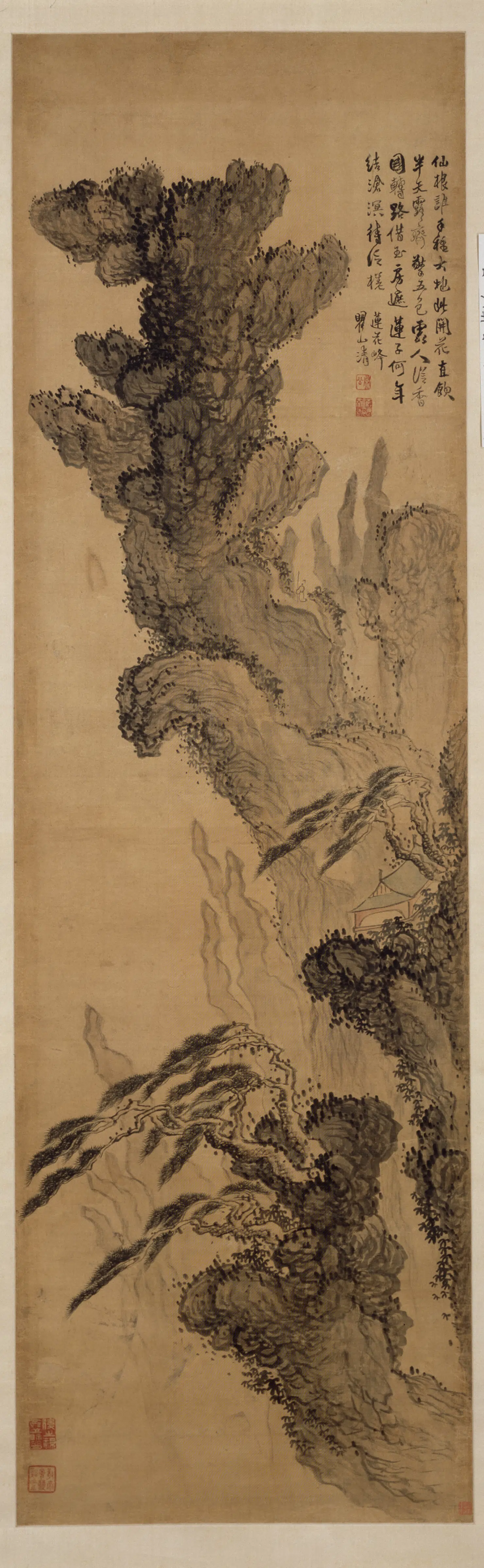 清代【梅清】《黄山图轴-3》