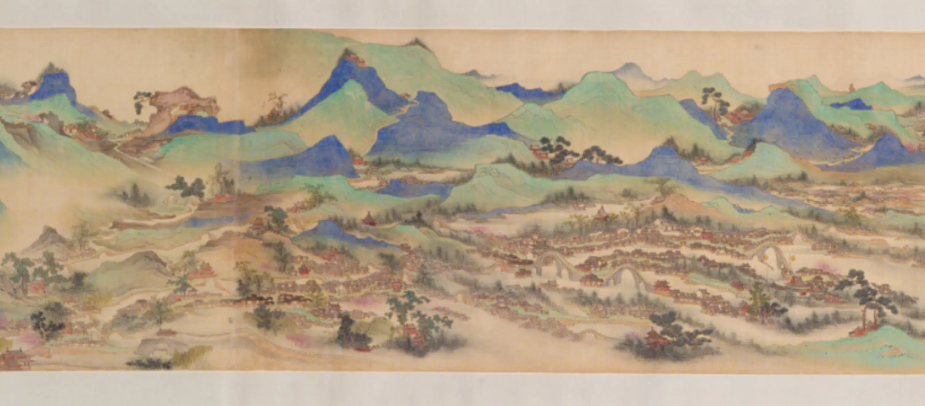 清代【章采】《谢彬画补景西湖载鹤图像卷》 第2张