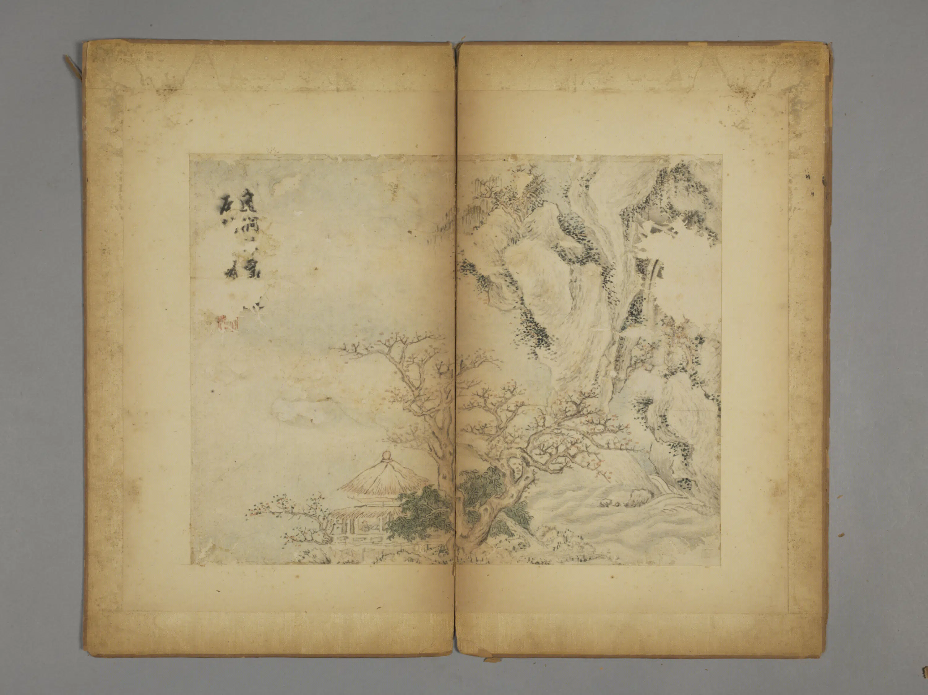 清代【上官周】《山水册（10开）》 第9张