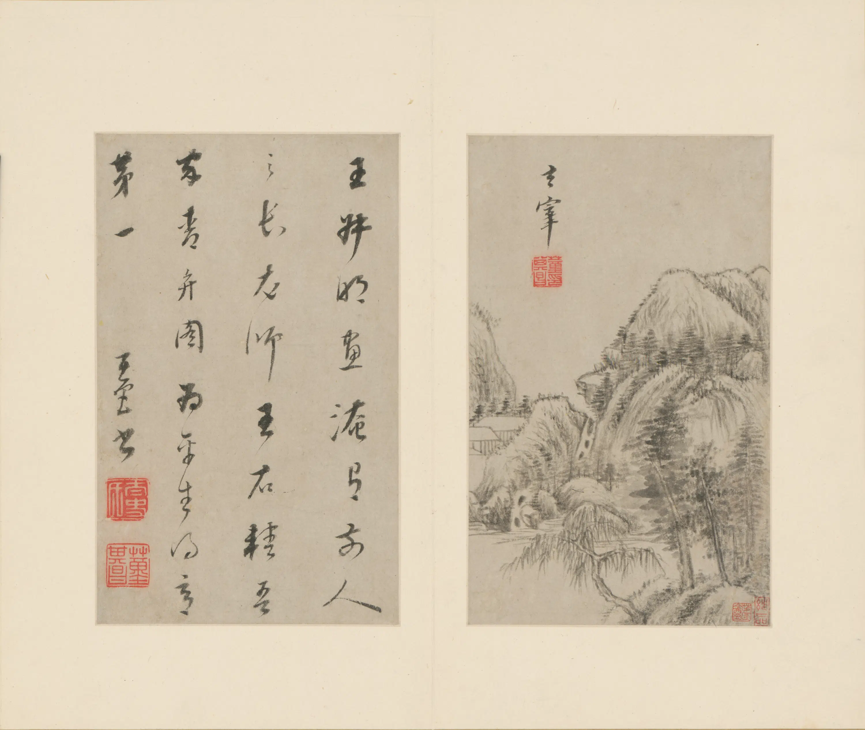 明朝【董其昌】《山水册-1（10开）》