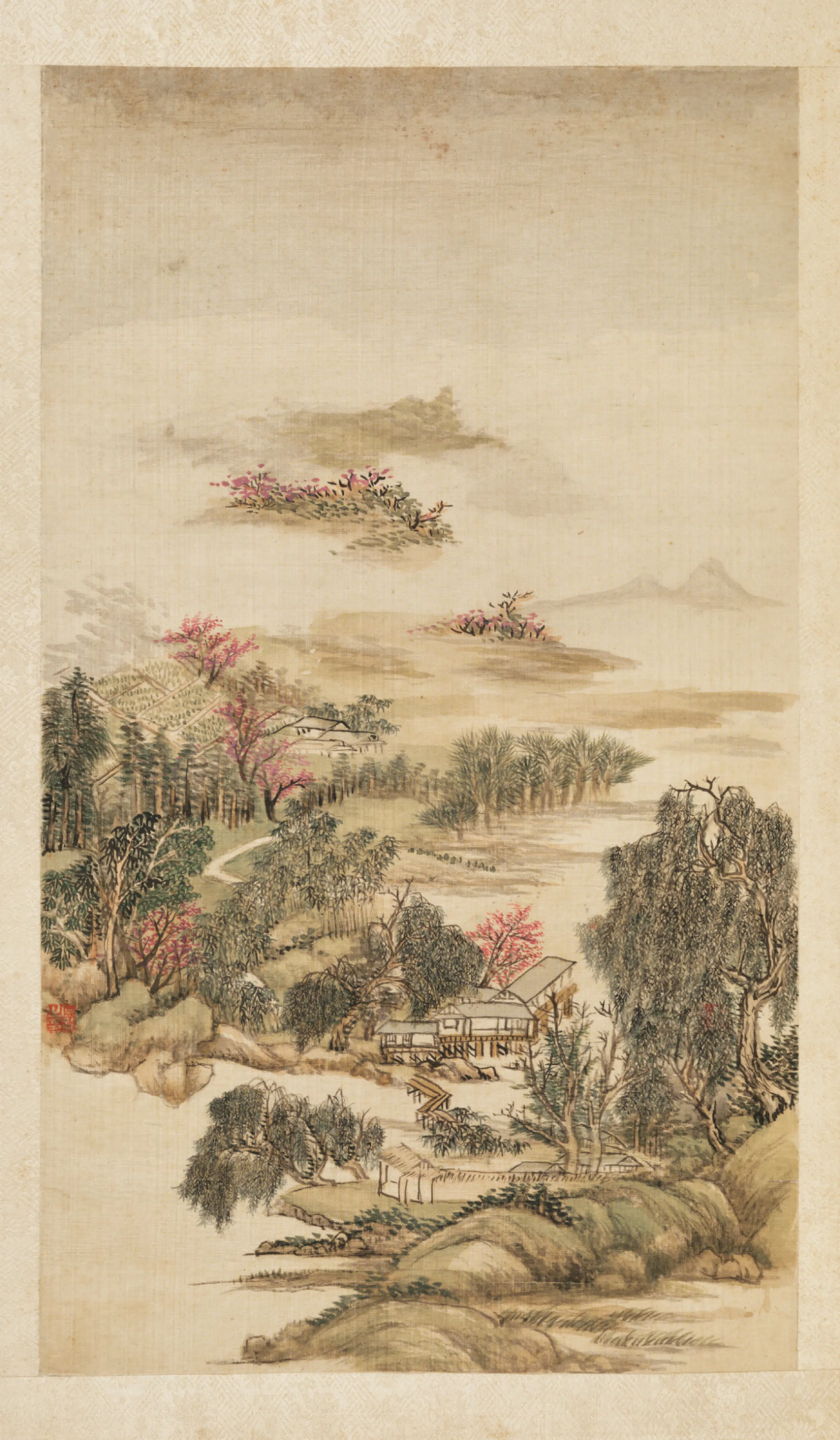 清代【王原祁】《山水册-1(12开)》 第8张 清代【王原祁】《山水册-1(12开)》 第8张